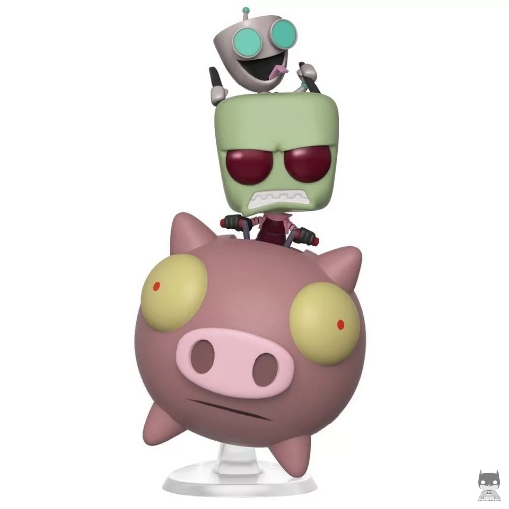 Figurine Funko POP Zim & GIR sur le Cochon (Zim l'envahisseur)