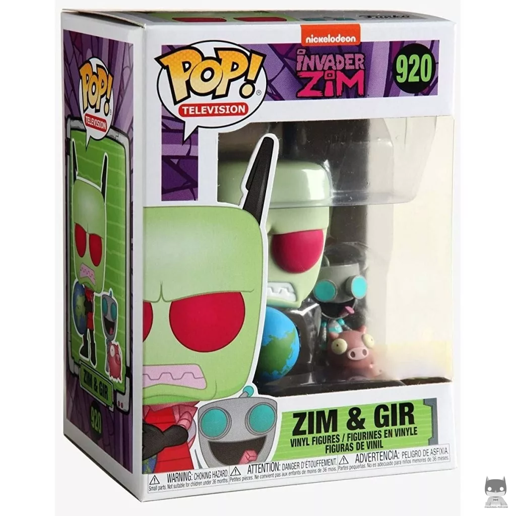Figurine Funko POP Zim & Gir avec boîte
