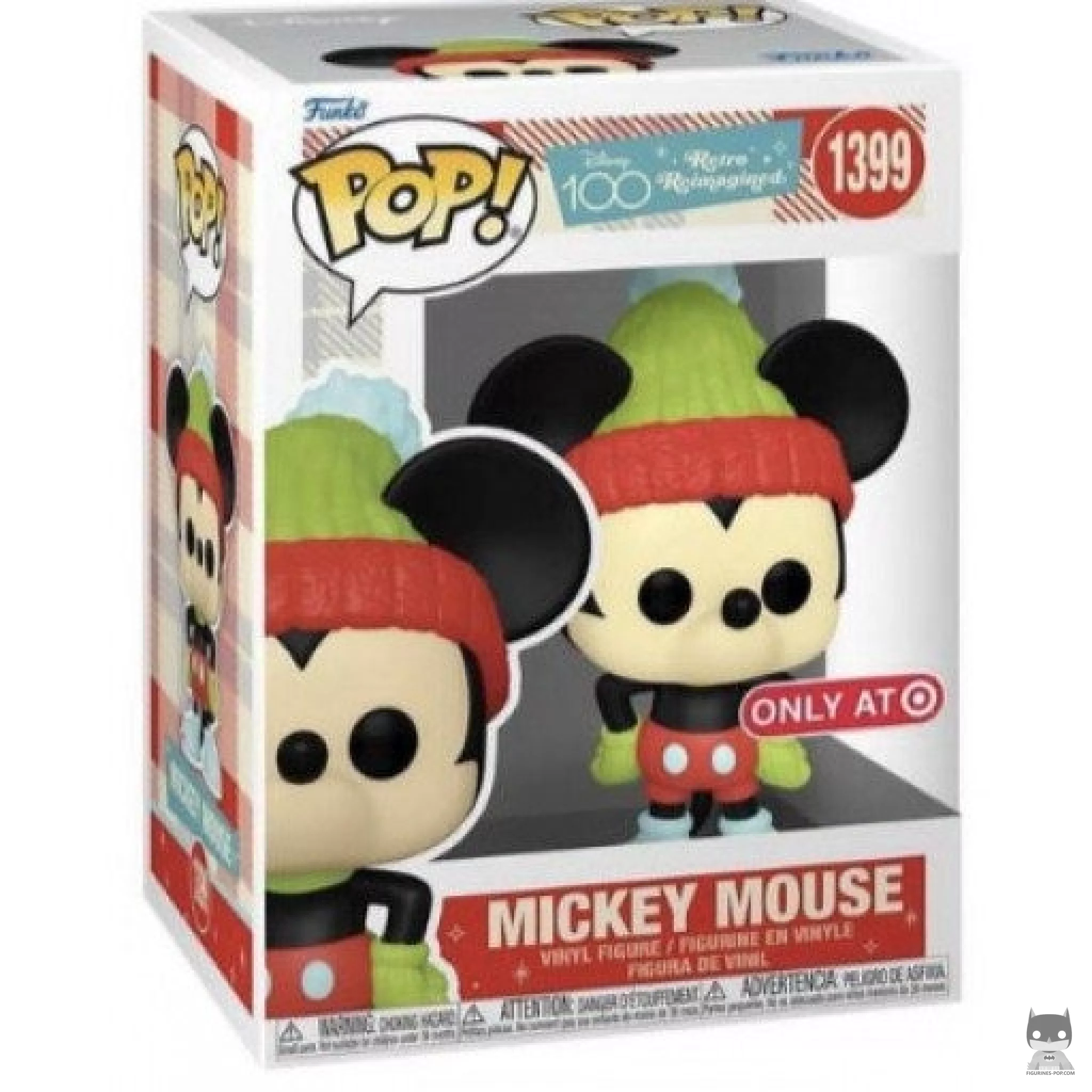 Figurine Funko POP Mickey Mouse (Retro Reimagined) avec boîte