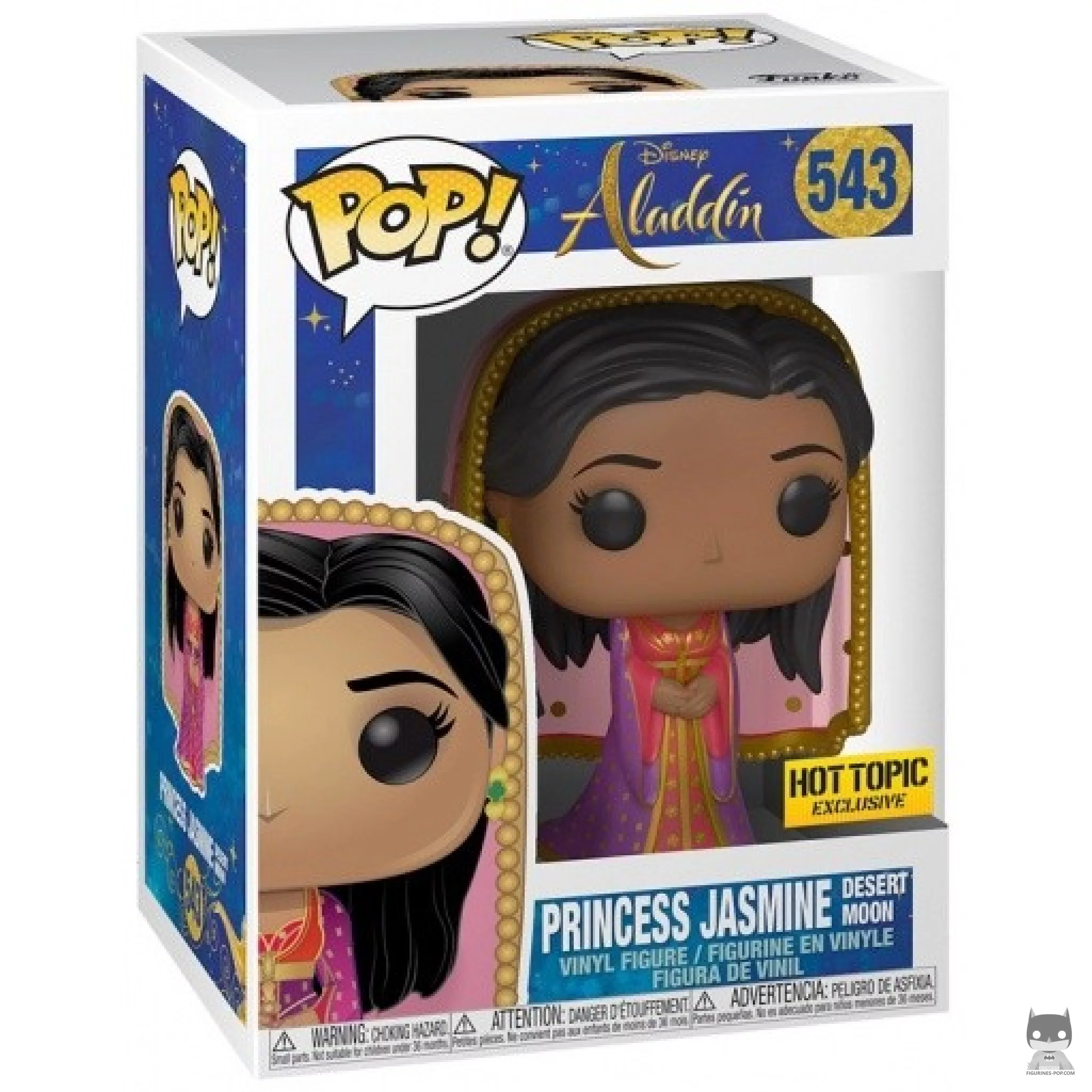 Figurine Funko POP Princess Jasmine (Lune du Désert) avec boîte