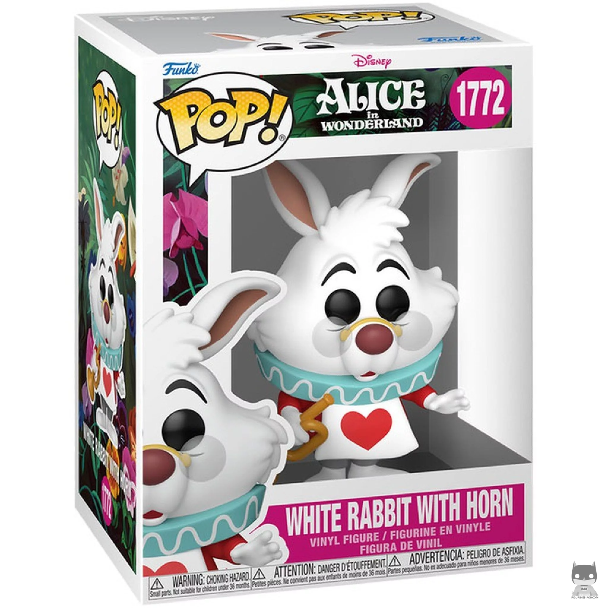 Figurine Funko POP Lapin blanc avec corne avec boîte