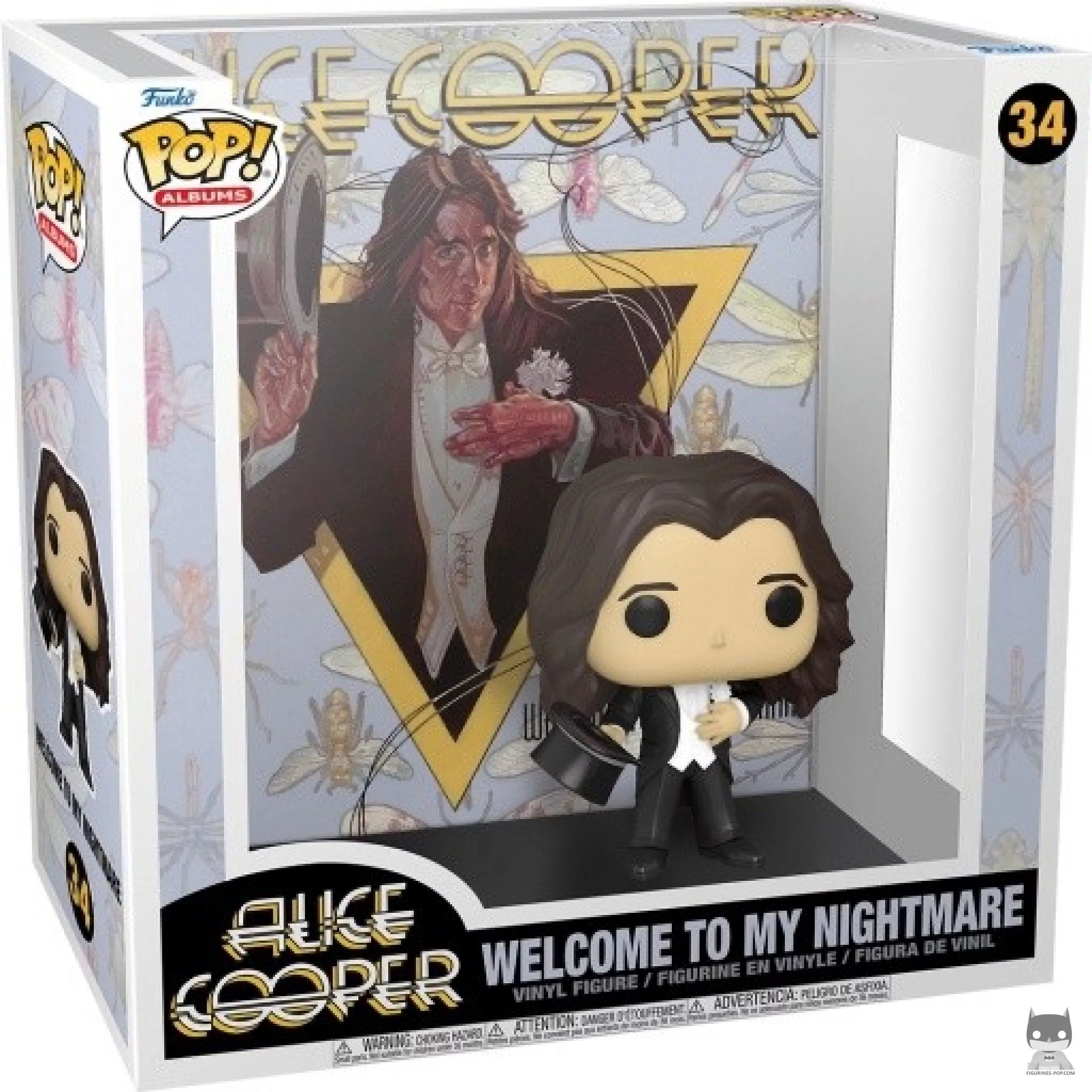Figurine Funko POP Alice Cooper : Welcome to My Nightmare avec boîte