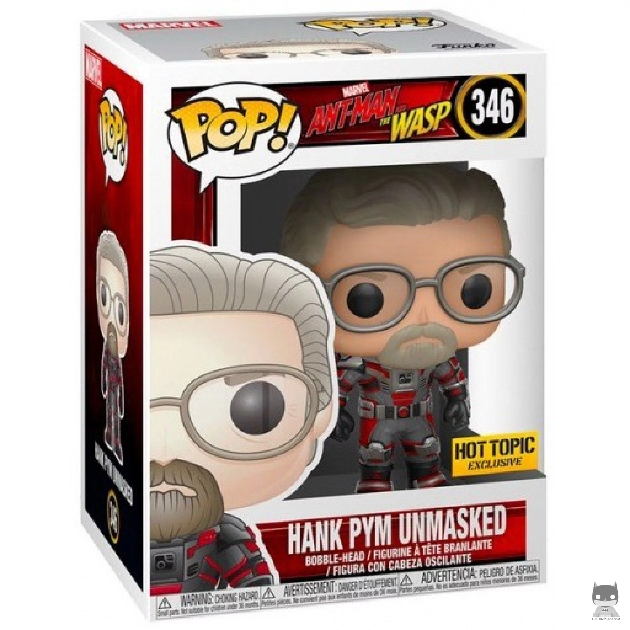 Figurine Funko POP Hank Pym (sans masque) avec boîte