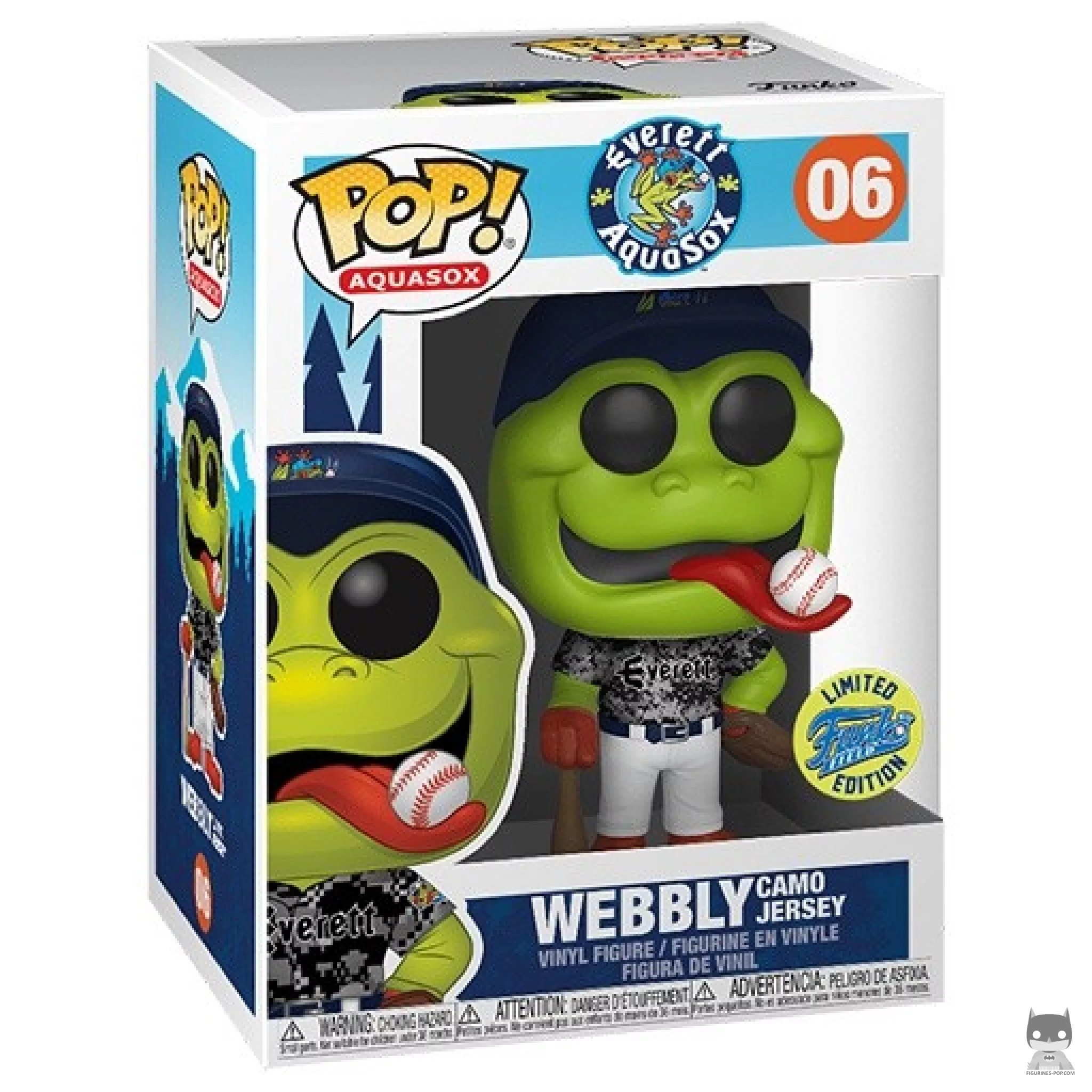 Figurine Funko POP Webbly Camo Jersey avec boîte