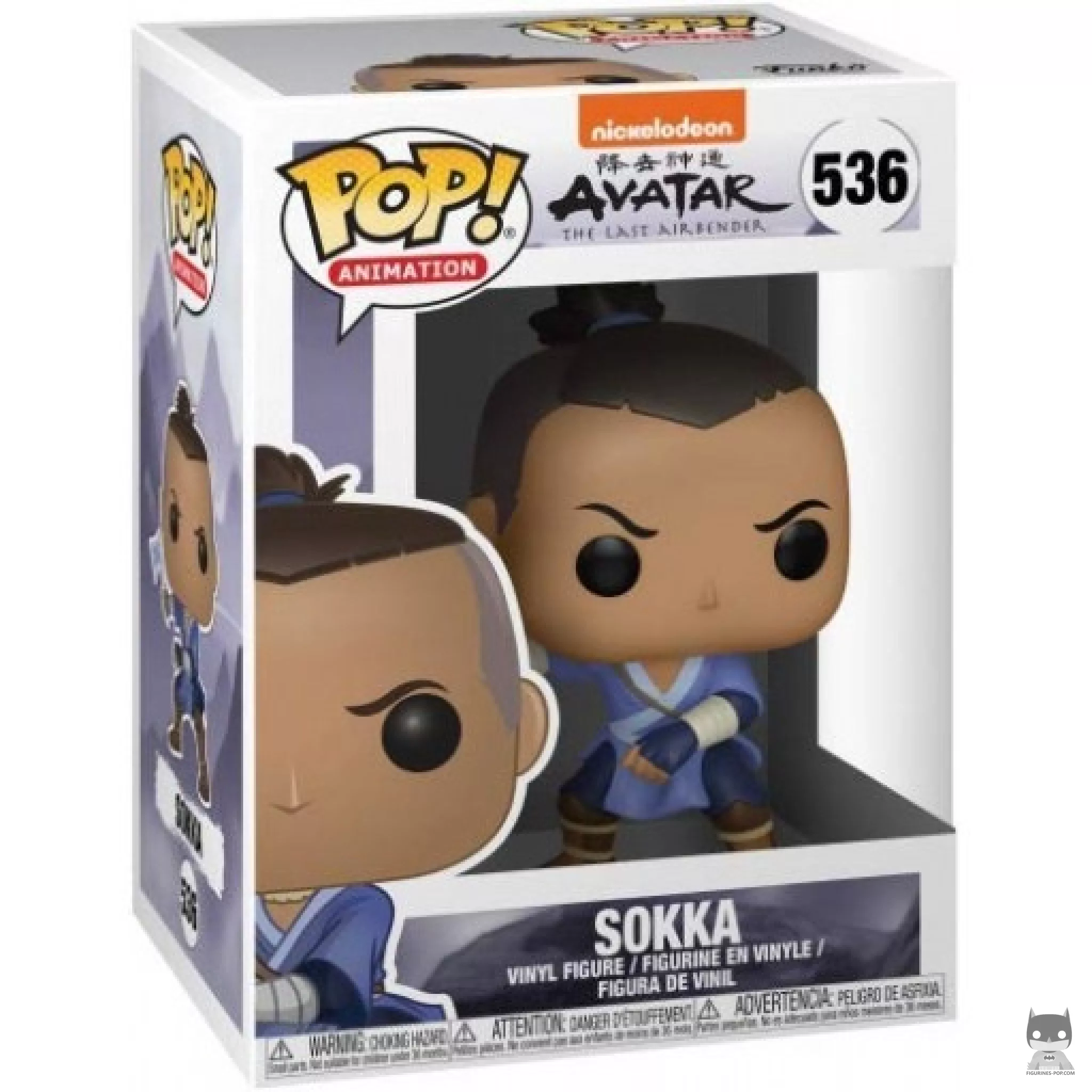 Figurine Funko POP Sokka avec boîte