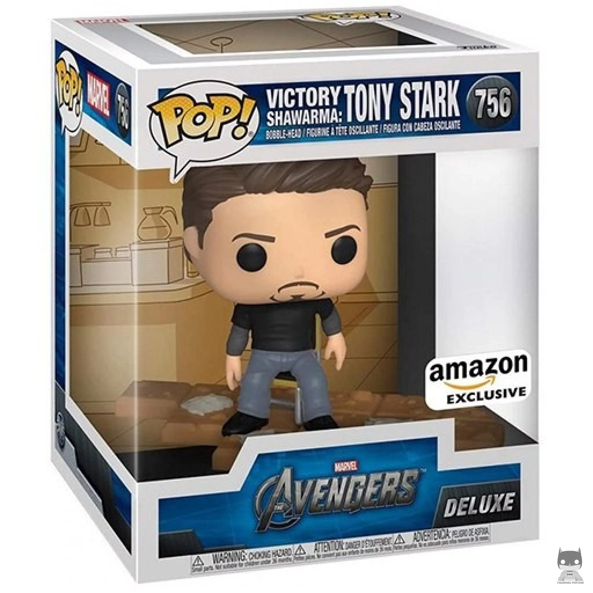 Figurine Funko POP Victory Shawarma : Tony Stark avec boîte