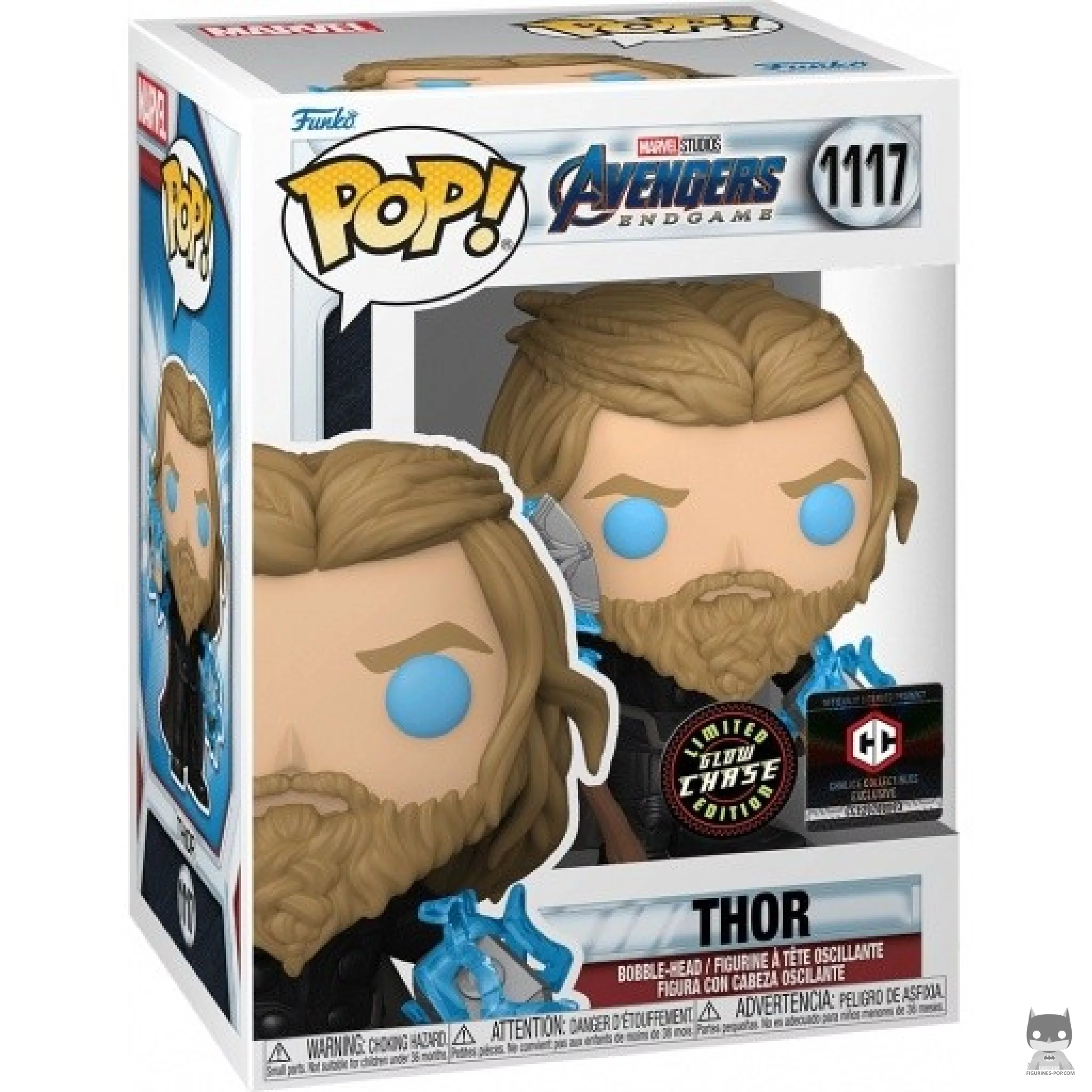 Figurine Funko POP Thor (Chase & Glow in the Dark) avec boîte