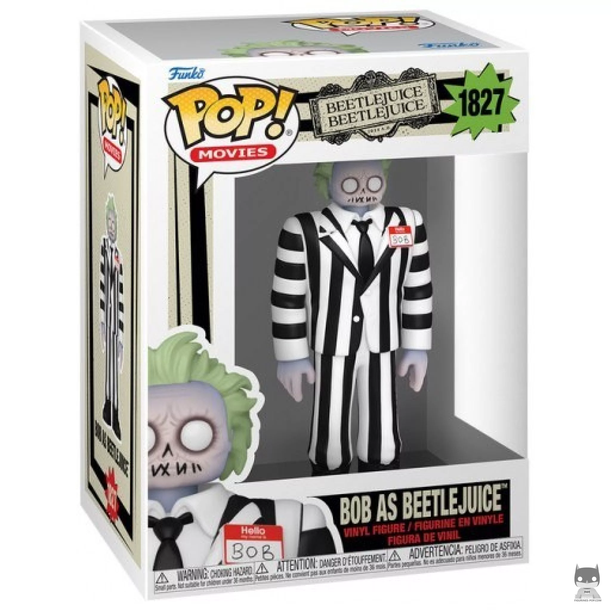 Figurine Funko POP Bob en Beetlejuice avec boîte