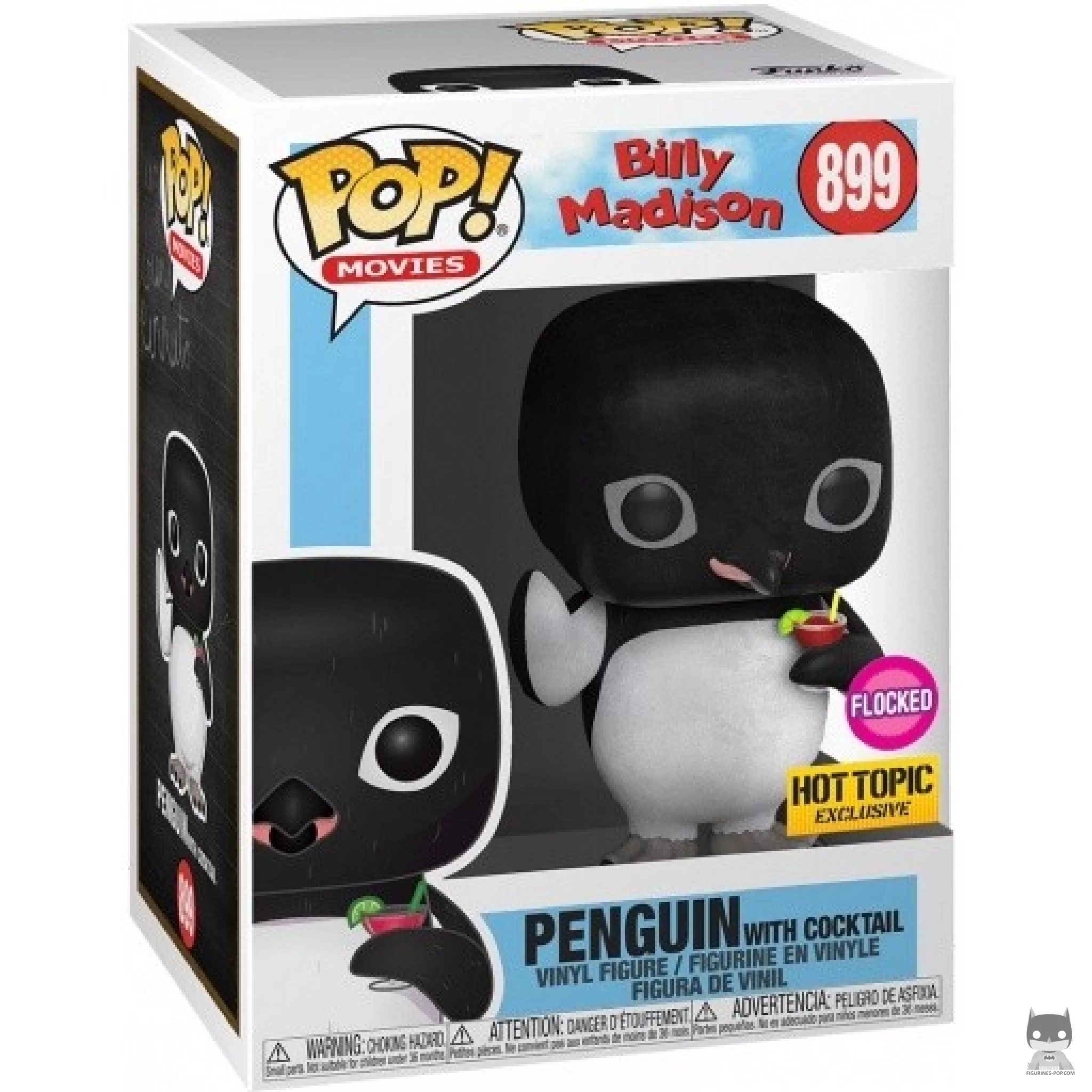 Figurine Funko POP Pingouin avec Cocktail (Flocked) avec boîte