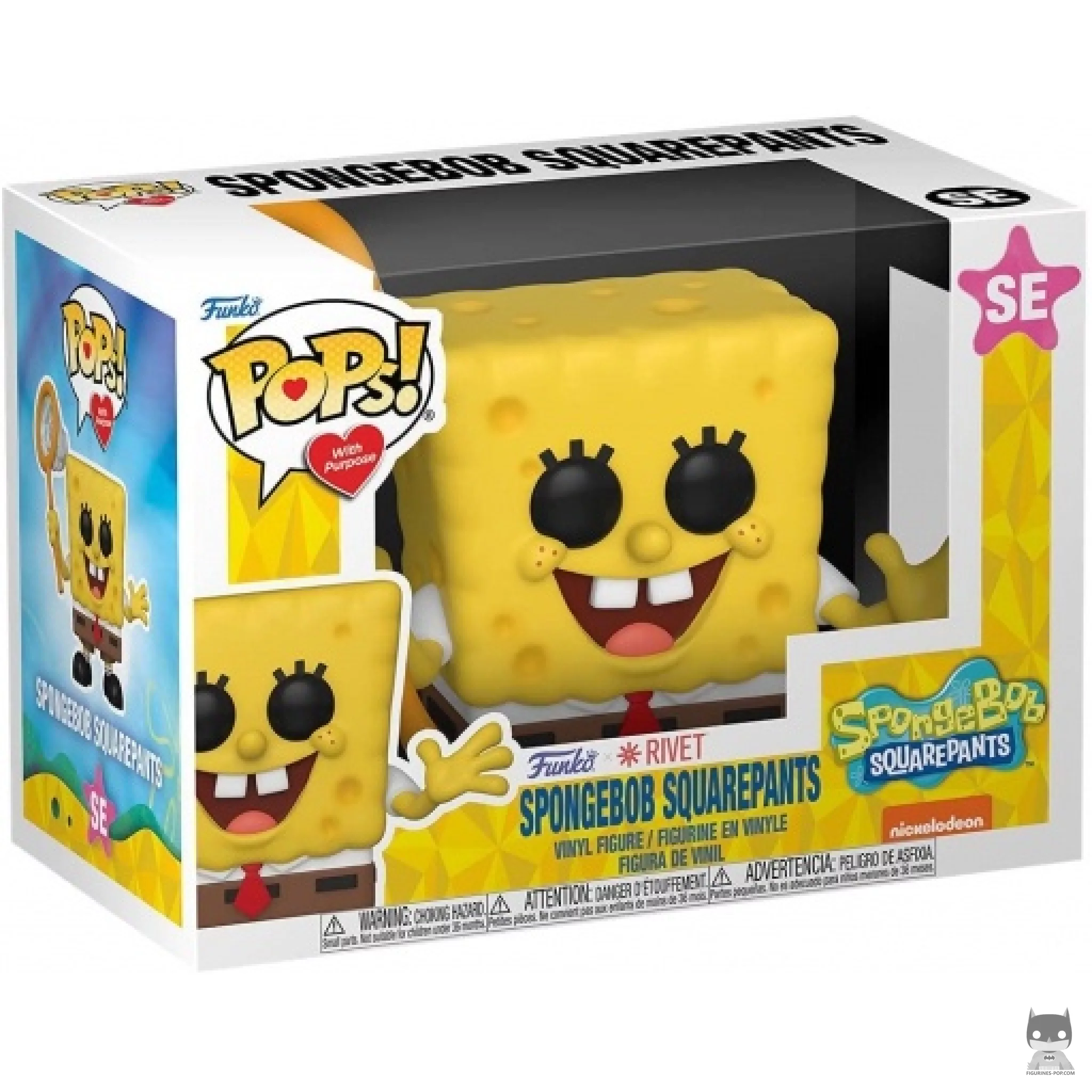 Figurine Funko POP Bob l'Eponge avec boîte