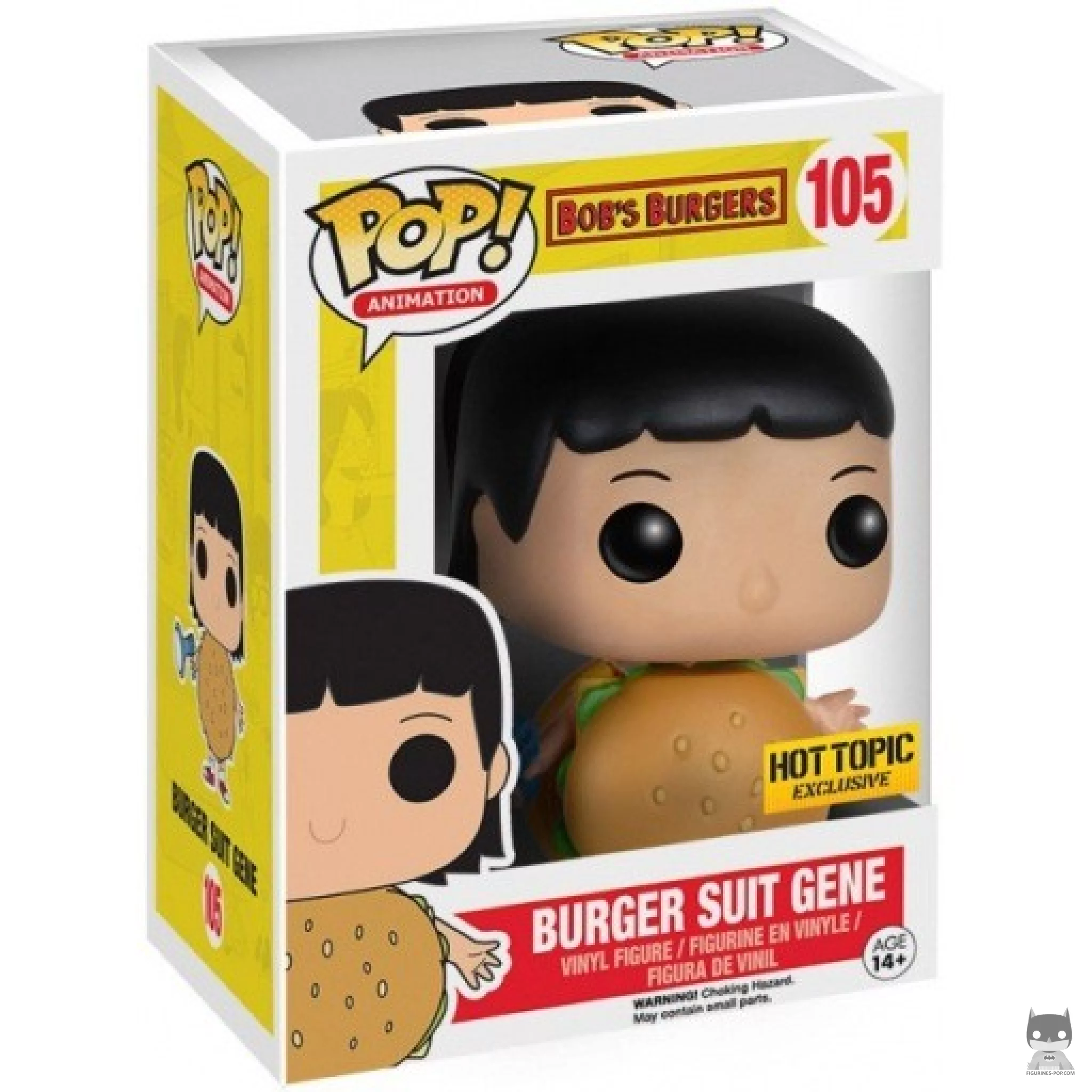 Figurine Funko POP Gene Belcher en costume Burger avec boîte