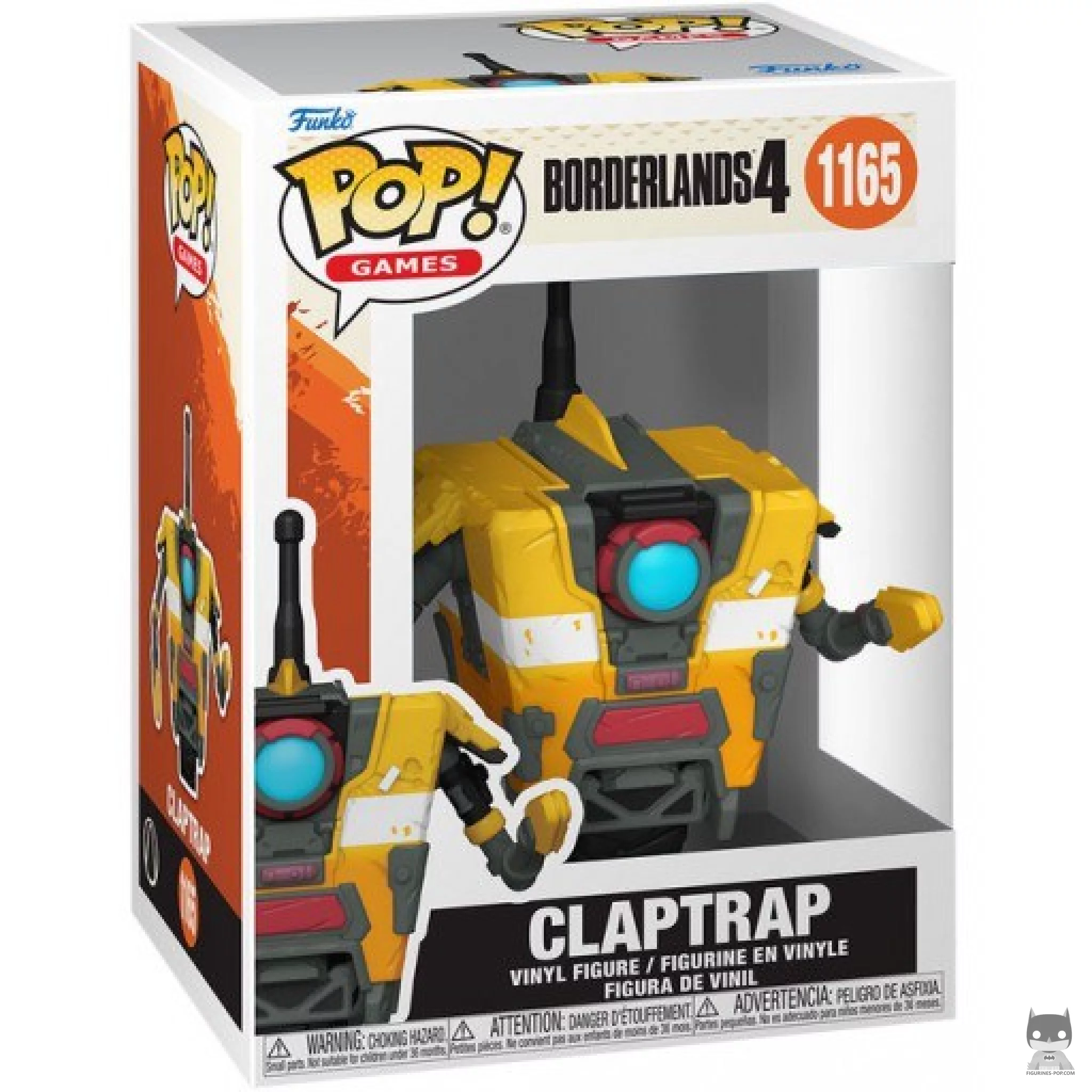Figurine Funko POP Claptrap avec boîte
