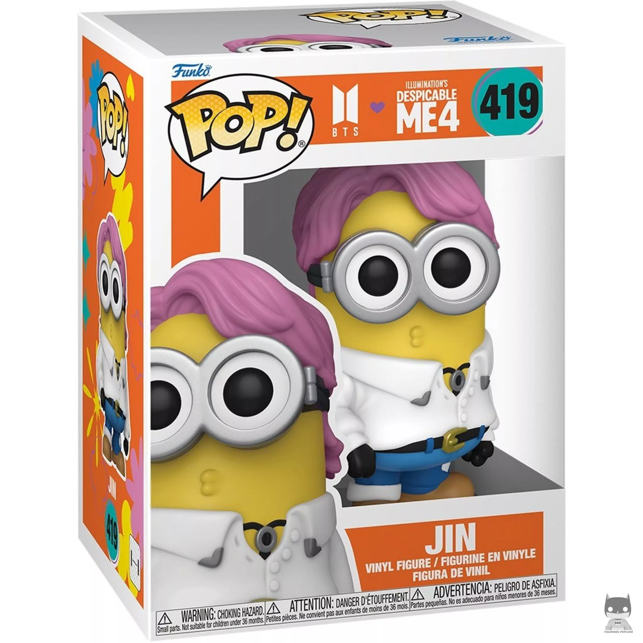 Figurine Funko POP Jin en Minion avec boîte