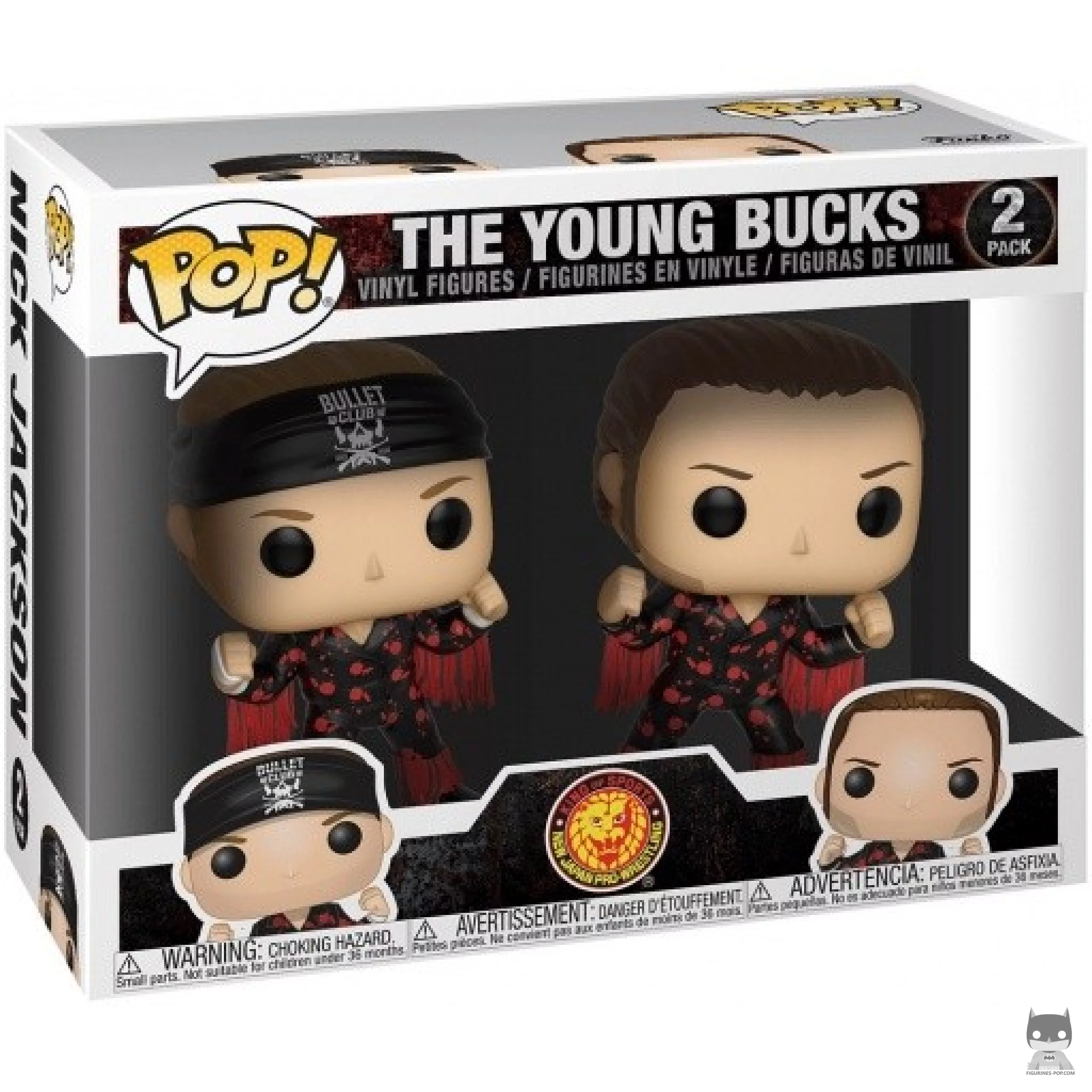 Figurine Funko POP The Young Bucks (Rouge) avec boîte