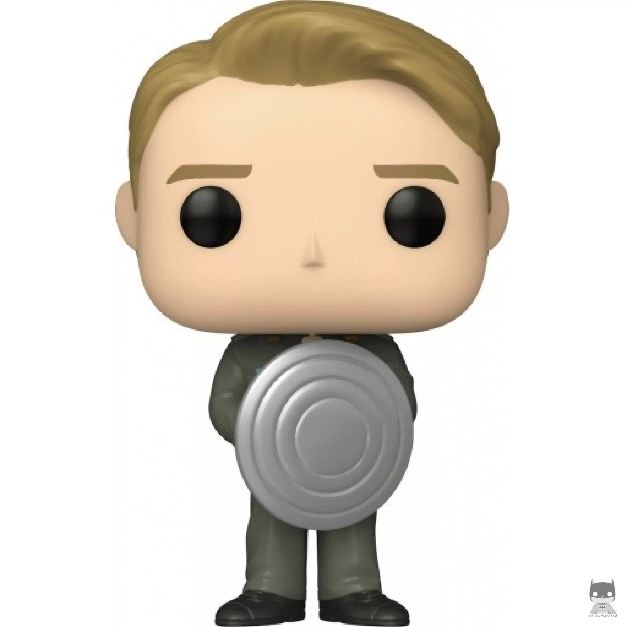 Figurine Funko POP Captain America avec le Bouclier Prototype (Metallic) (Captain America : Civil War)