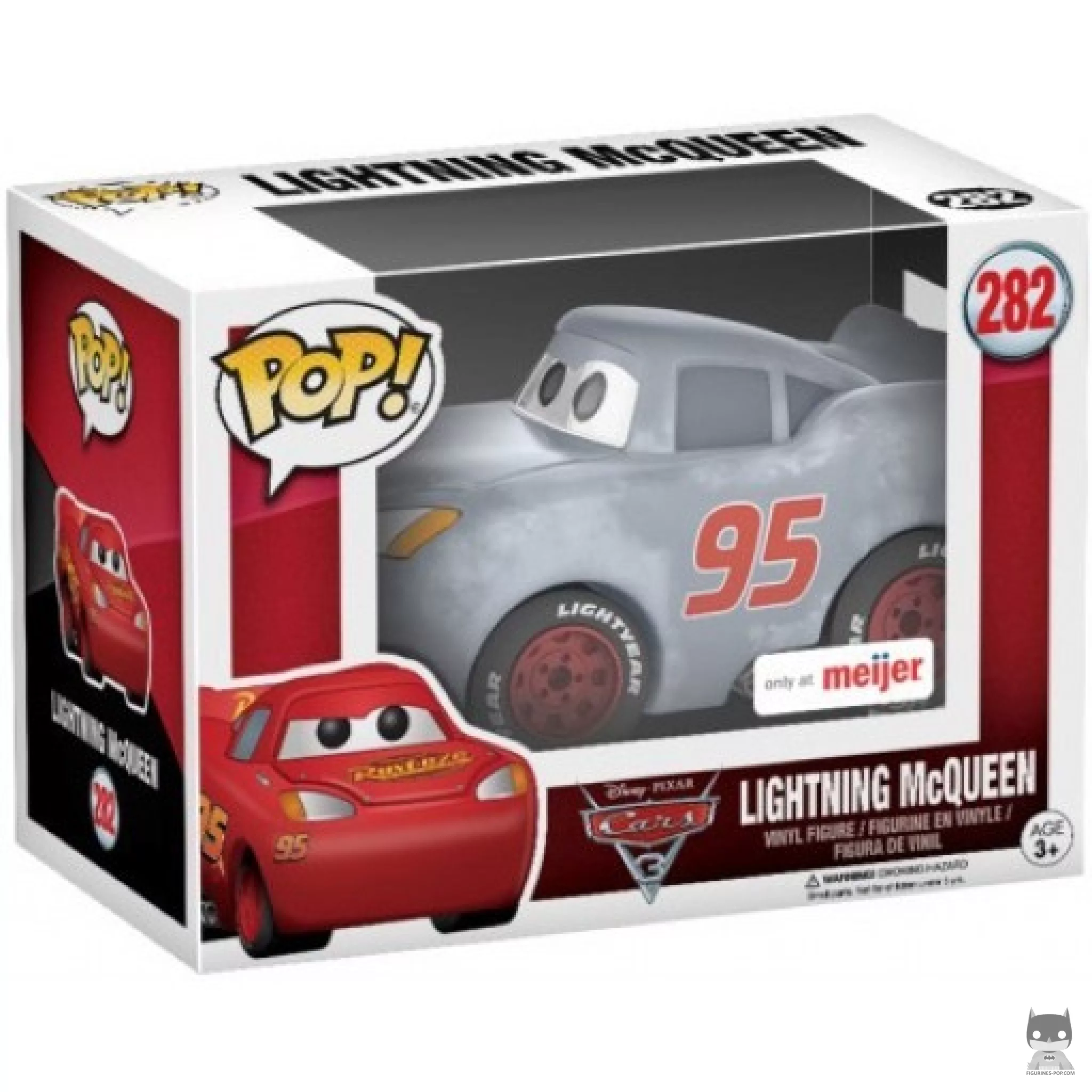 Figurine Funko POP Flash McQueen (Gris) avec boîte
