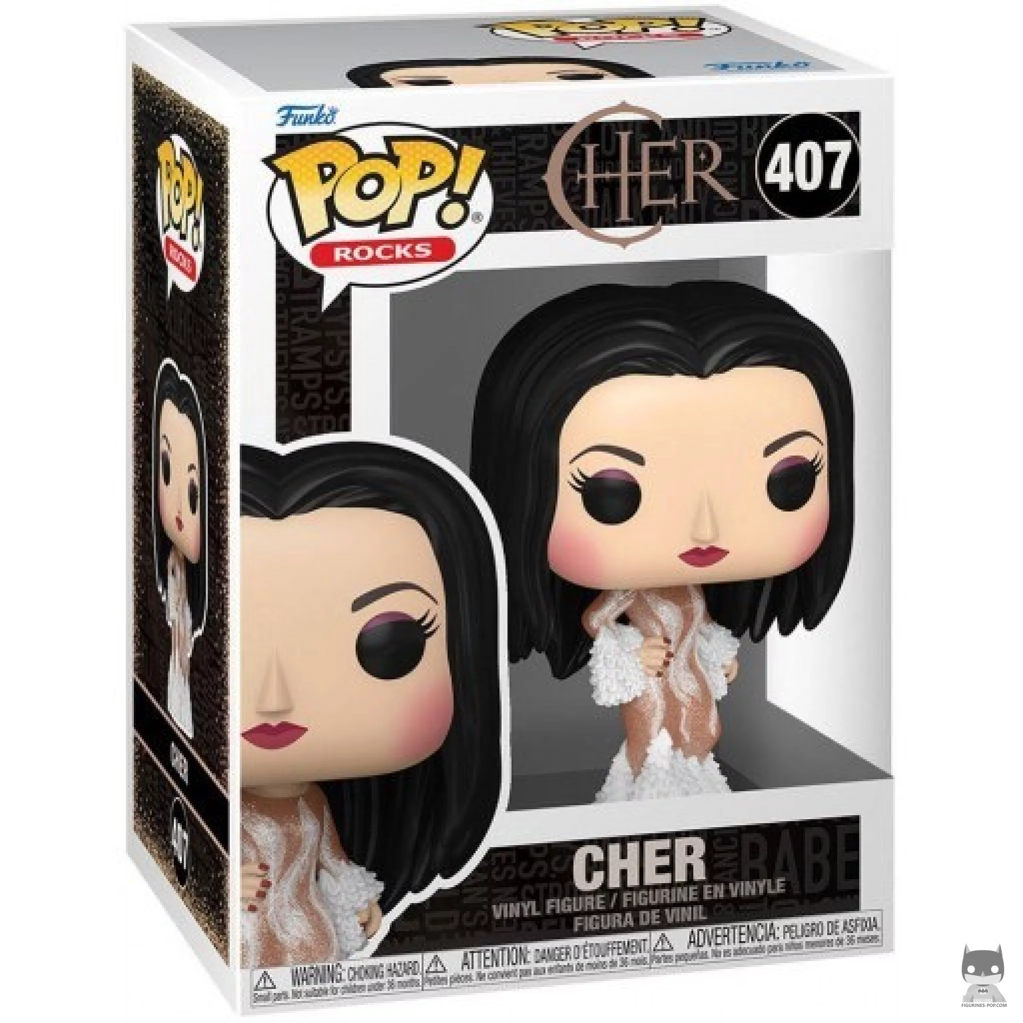 Figurine Funko POP Cher (Met Gala 1974) avec boîte
