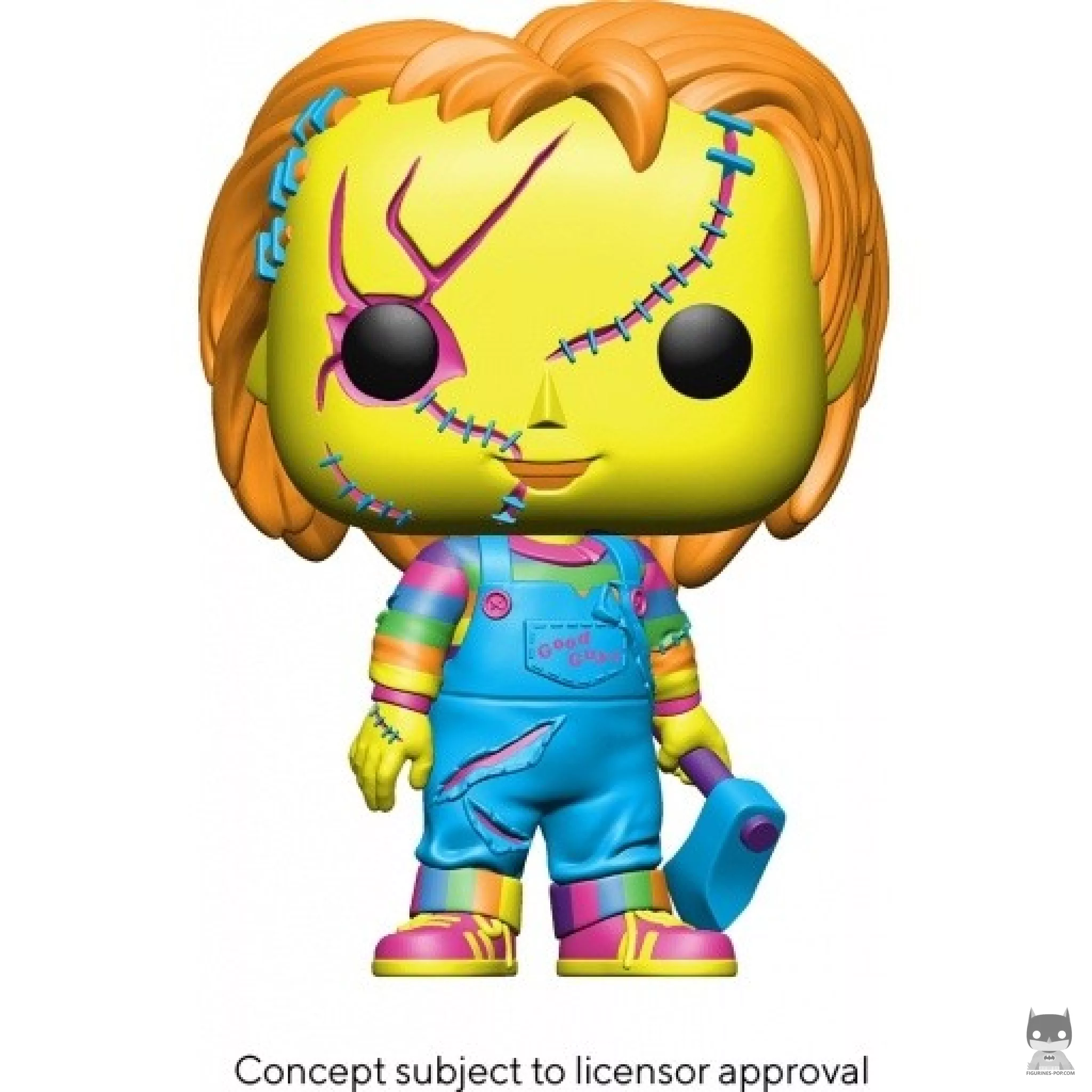 Figurine Funko POP Chucky & Tiffany Valentine-Ray (Blacklight) avec boîte