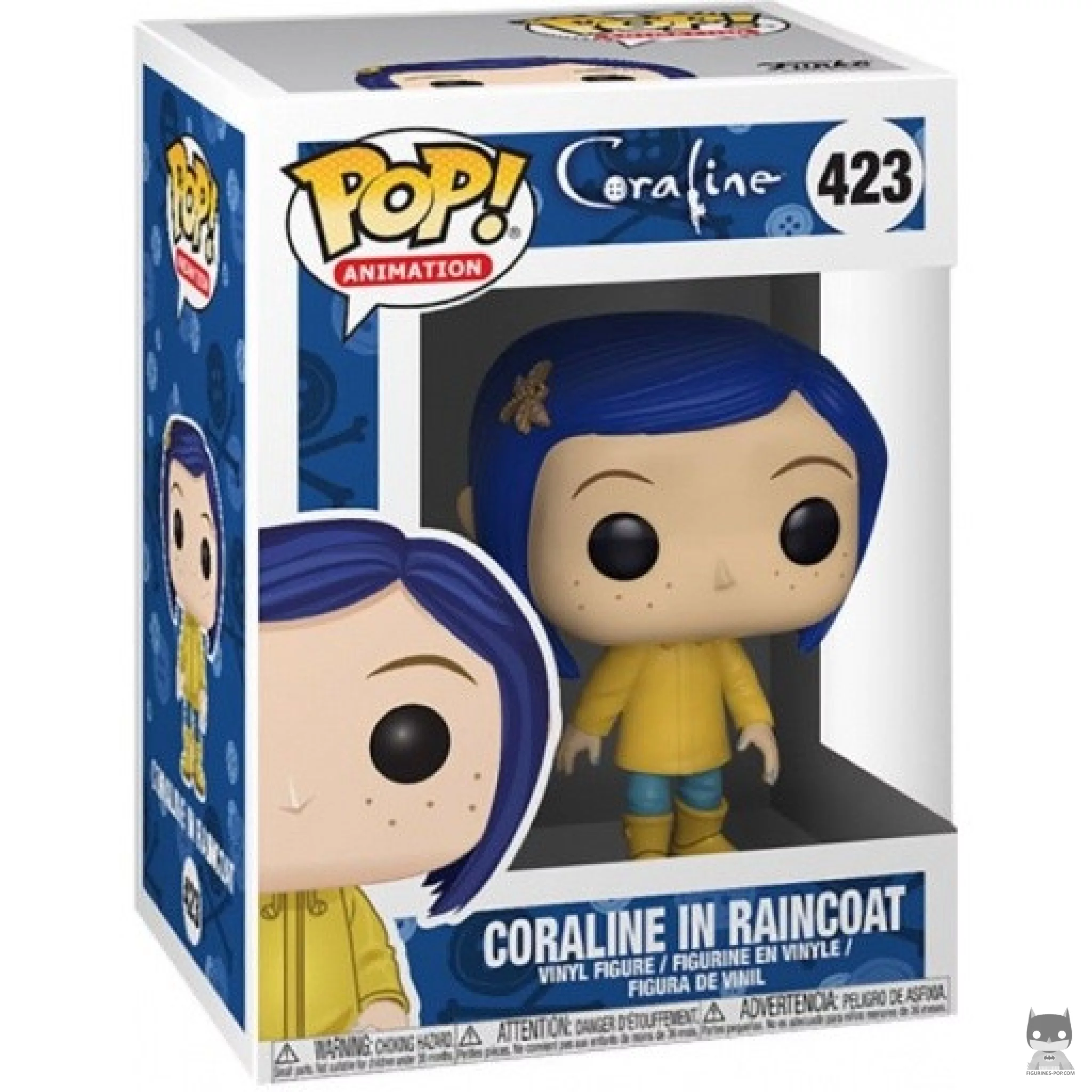 Figurine Funko POP Coraline en Imperméable (Chase) avec boîte
