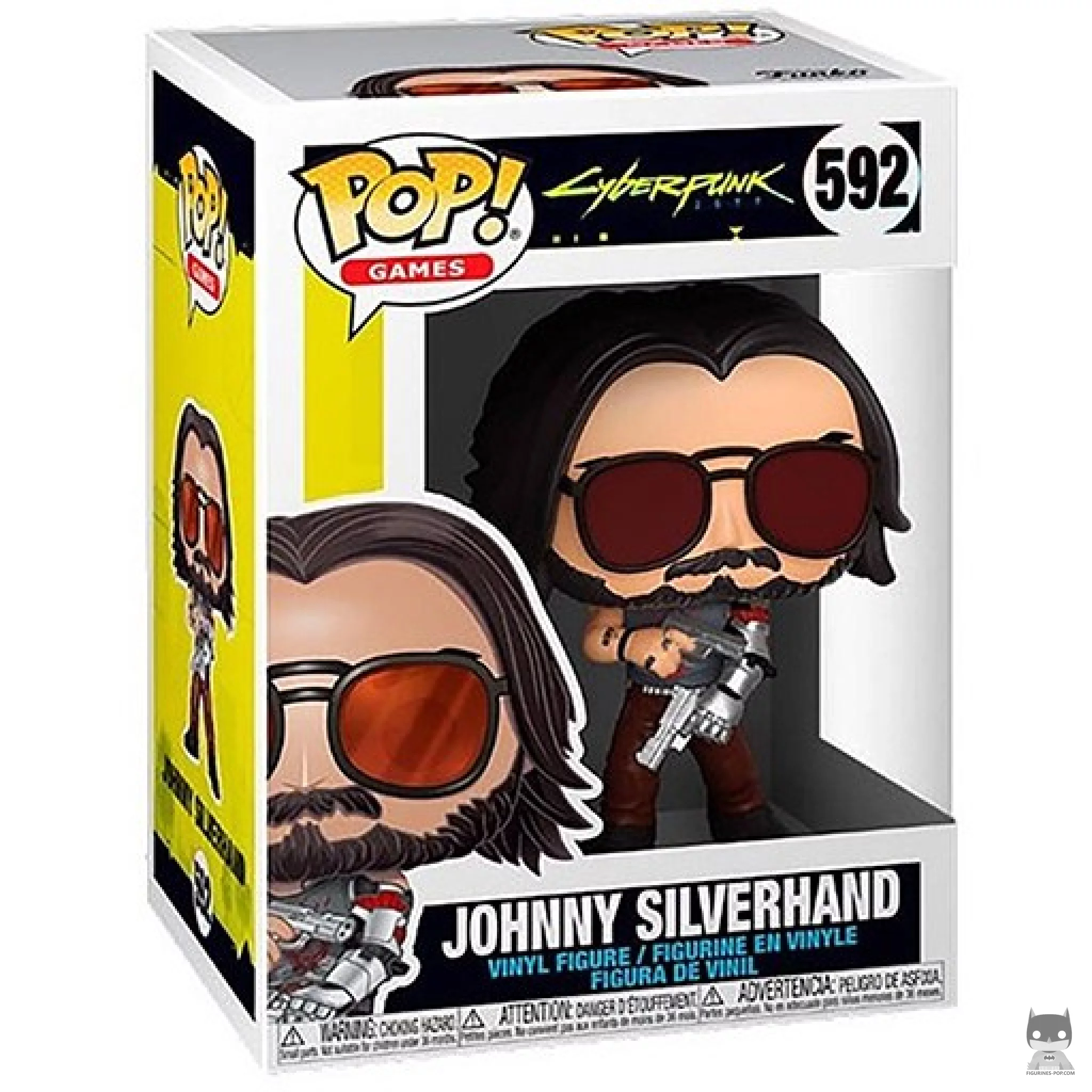 Figurine Funko POP Johnny Silverhand avec boîte
