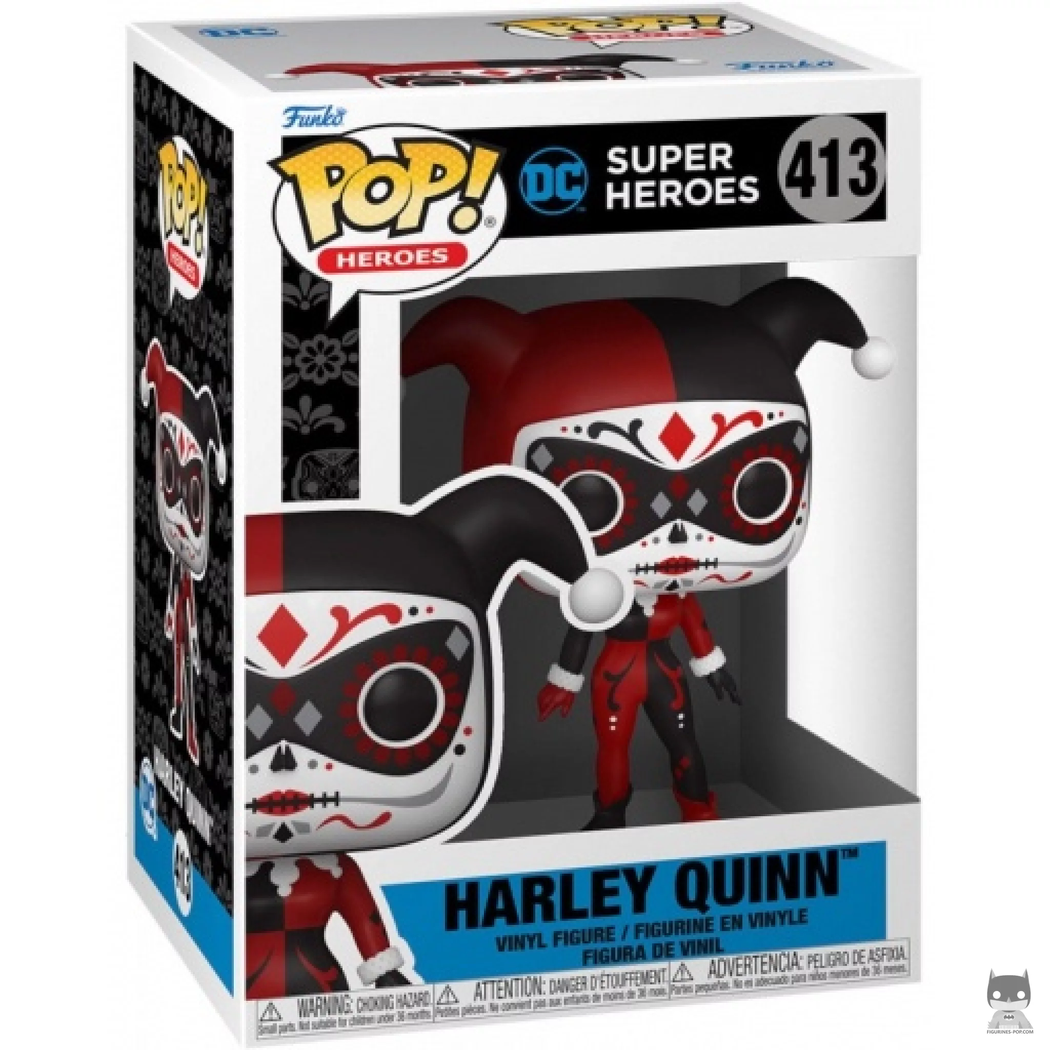 Figurine Funko POP Harley Quinn (Dia de los DC) avec boîte