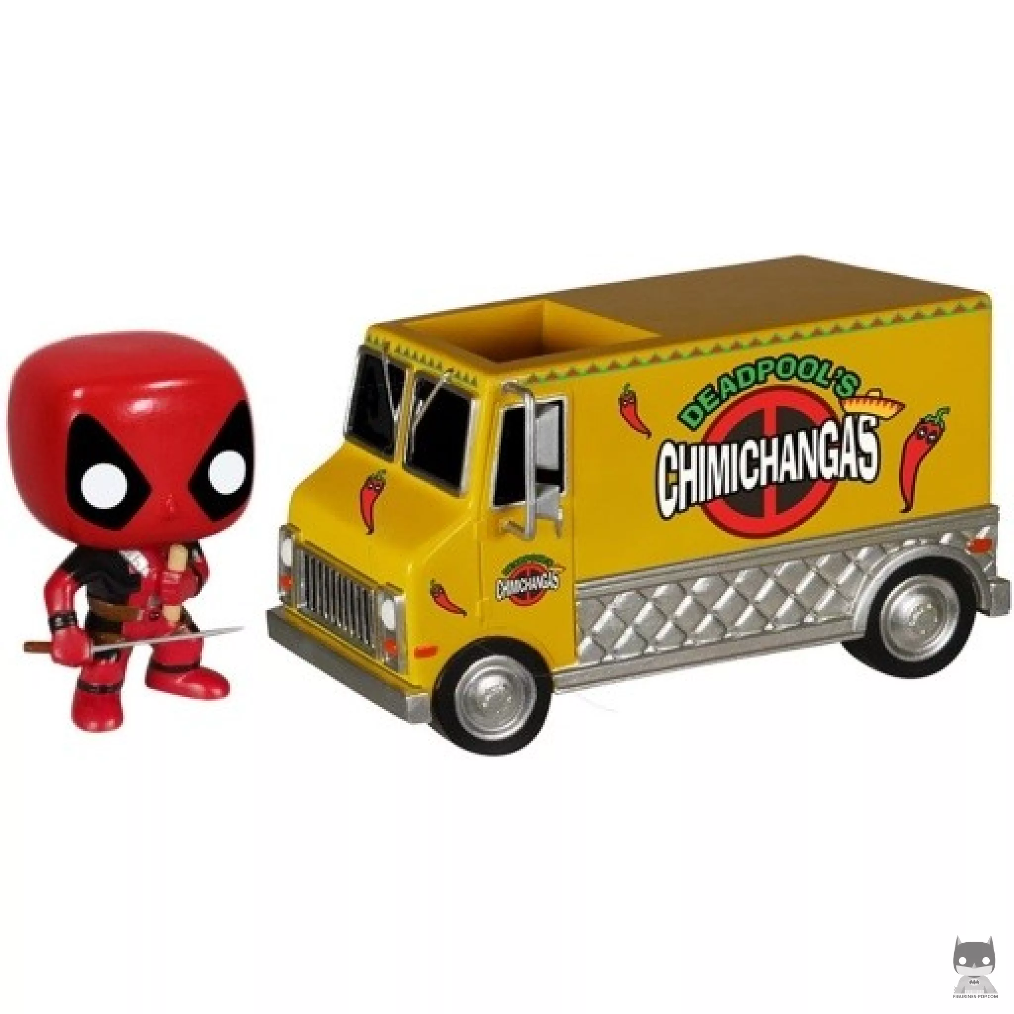 Figurine Funko POP Deadpool with Chimichanga Truck (Rouge) (Deadpool)