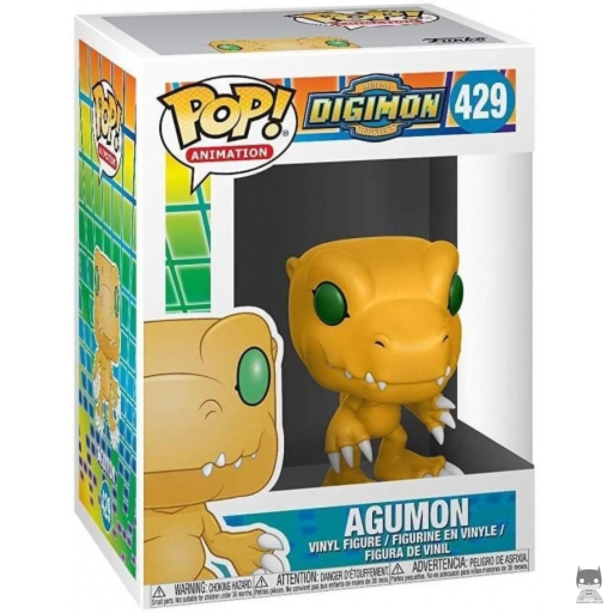 Figurine Funko POP Agumon avec boîte