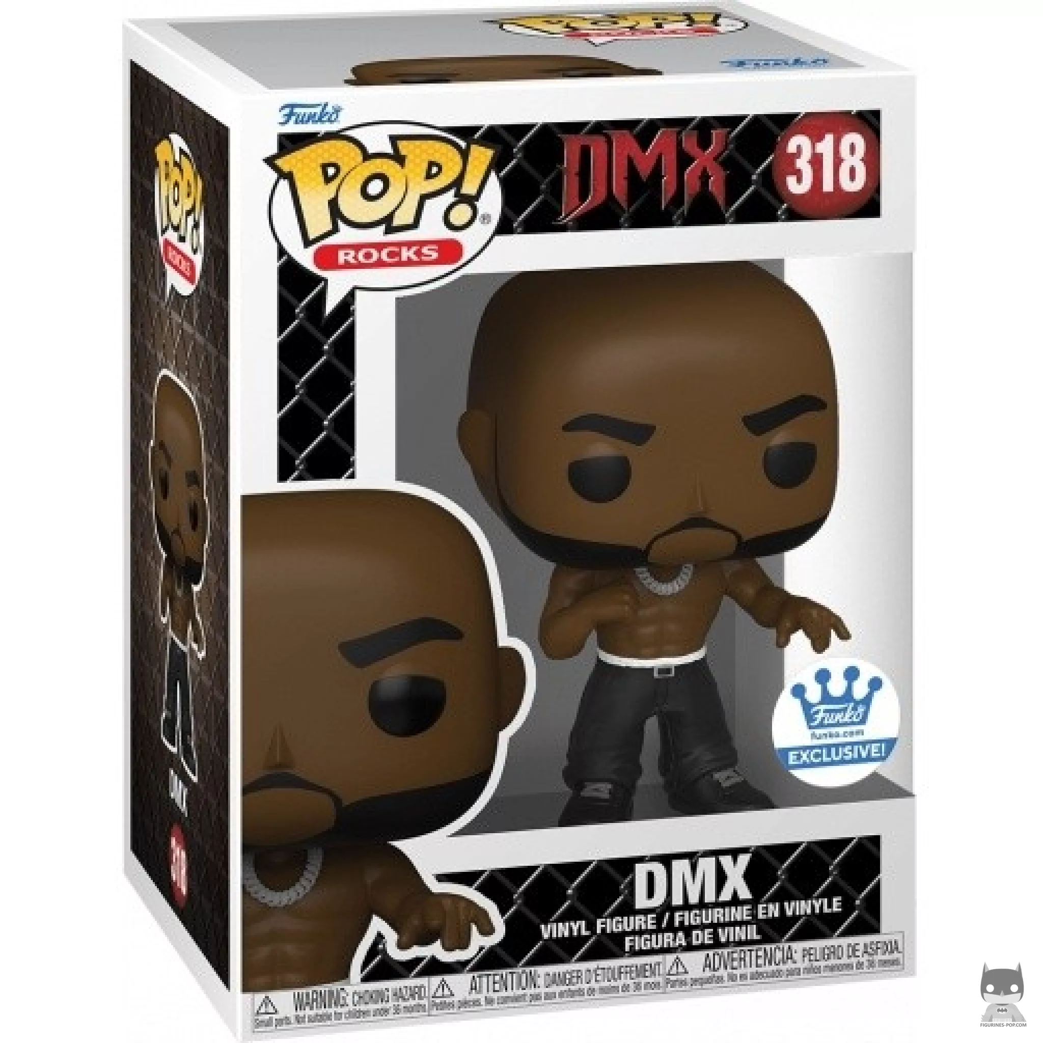 Figurine Funko POP DMX Torse nu avec boîte