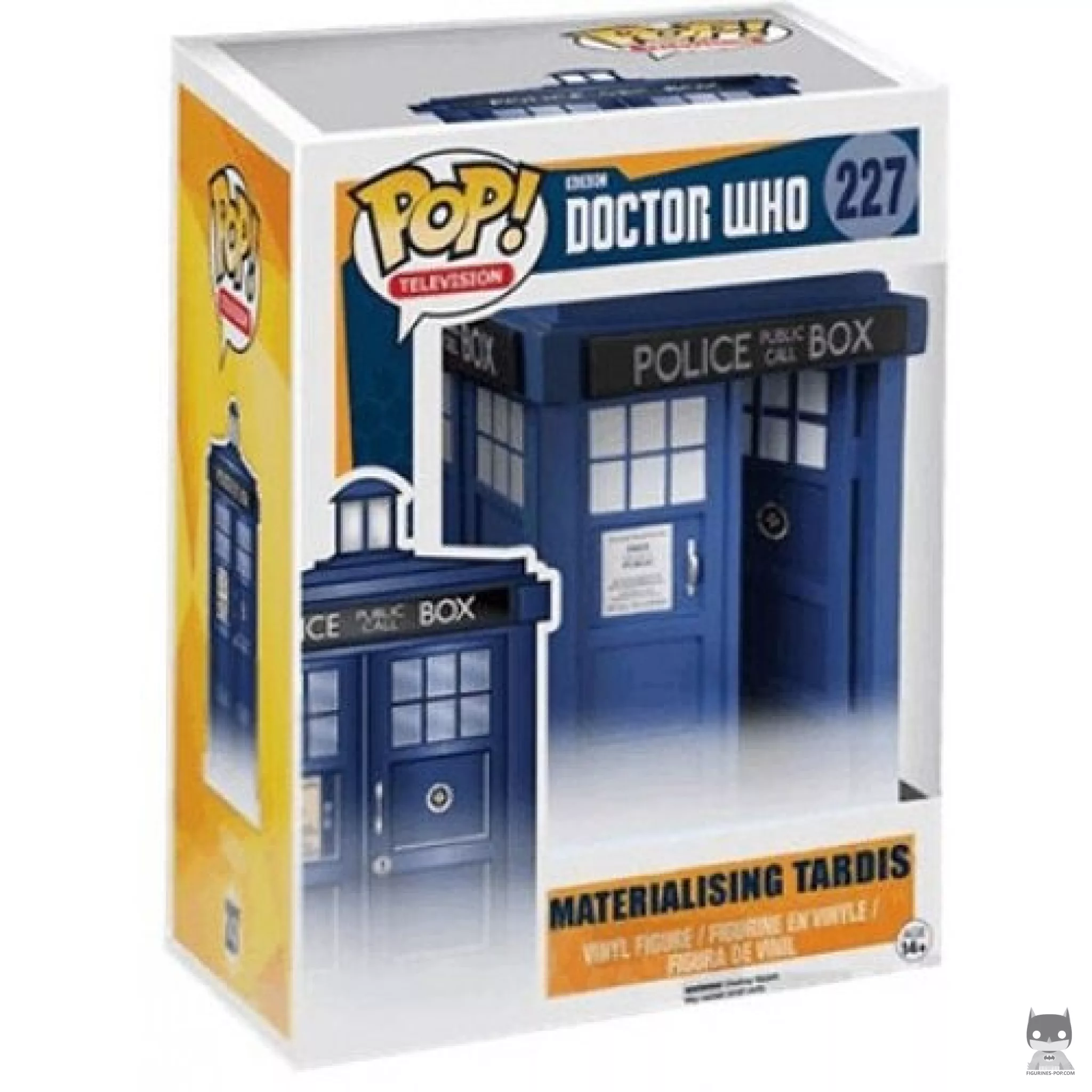 Figurine Funko POP Materialising Tardis (Supersized) avec boîte