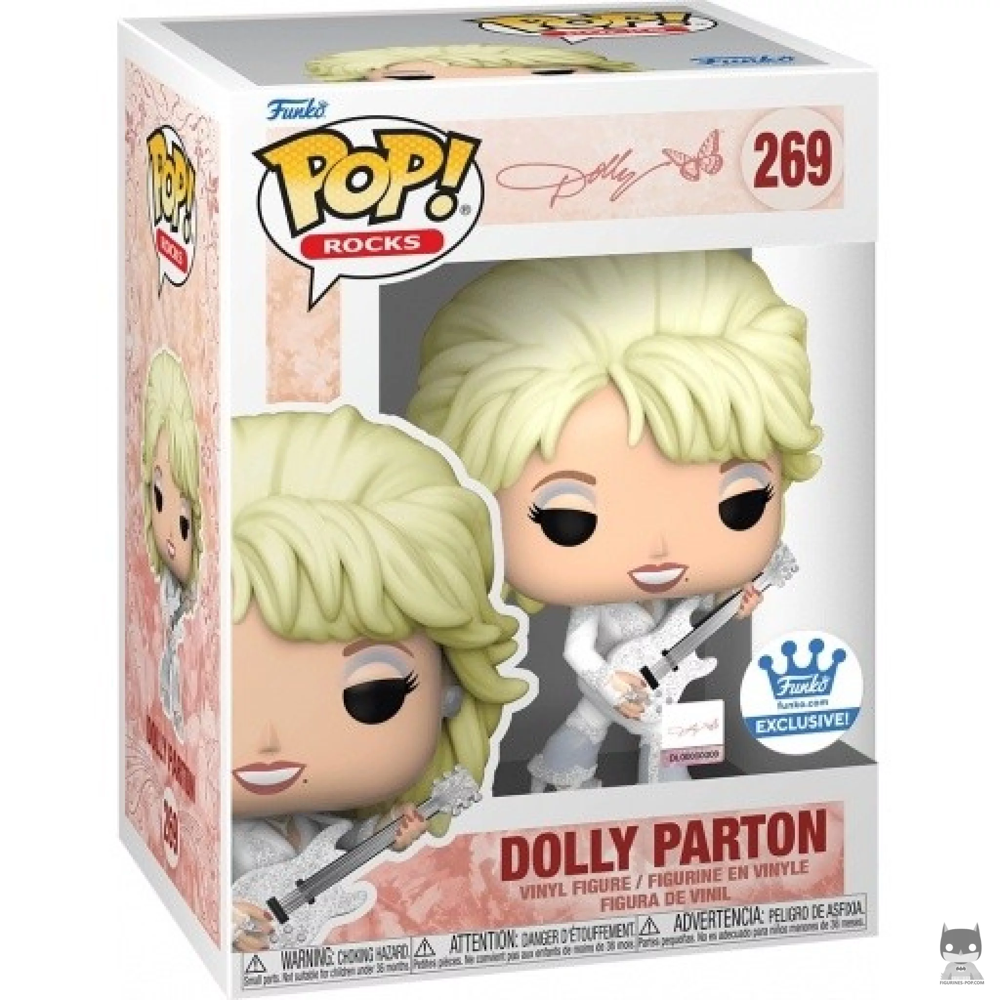 Figurine Funko POP Dolly Parton avec boîte