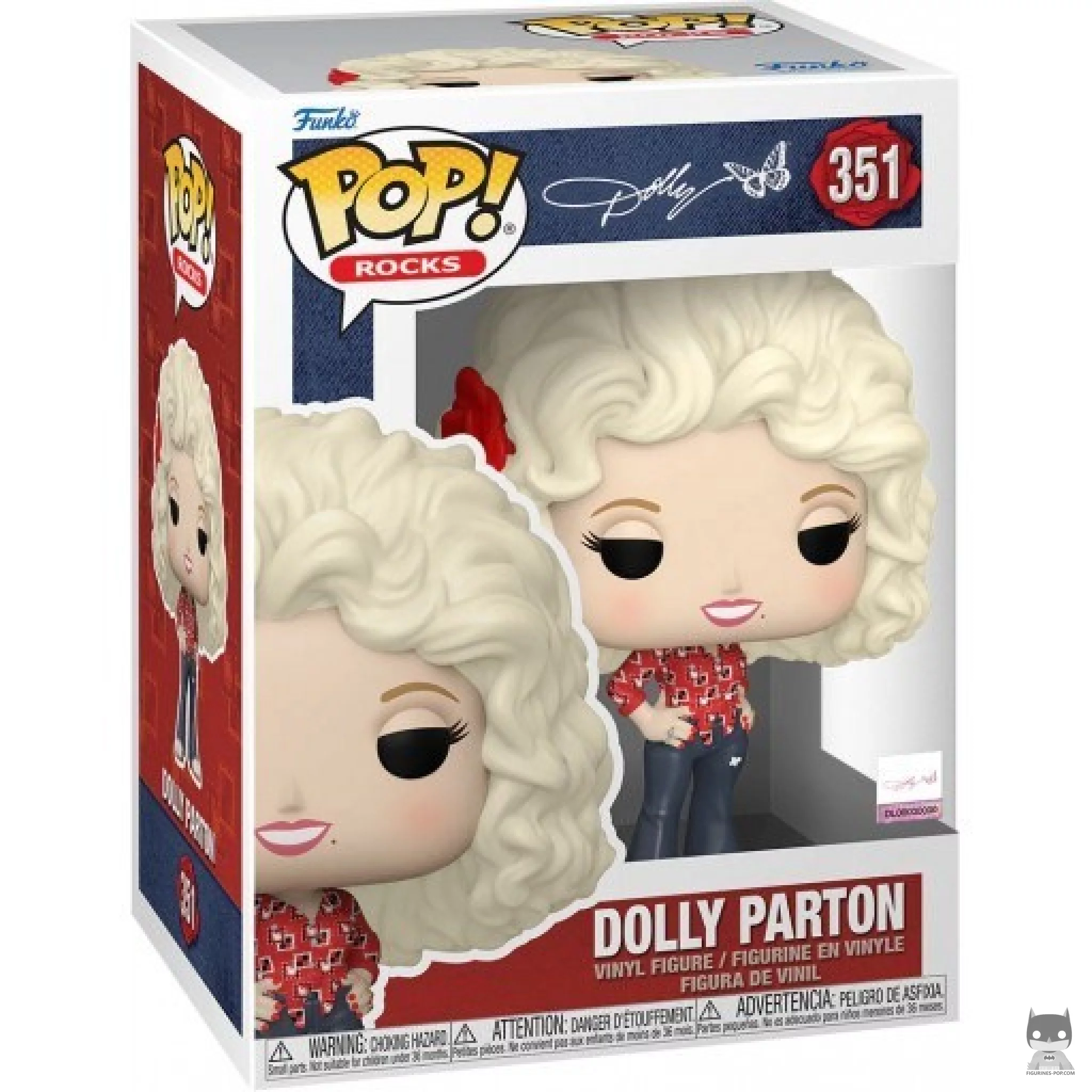 Figurine Funko POP Dolly Parton avec boîte