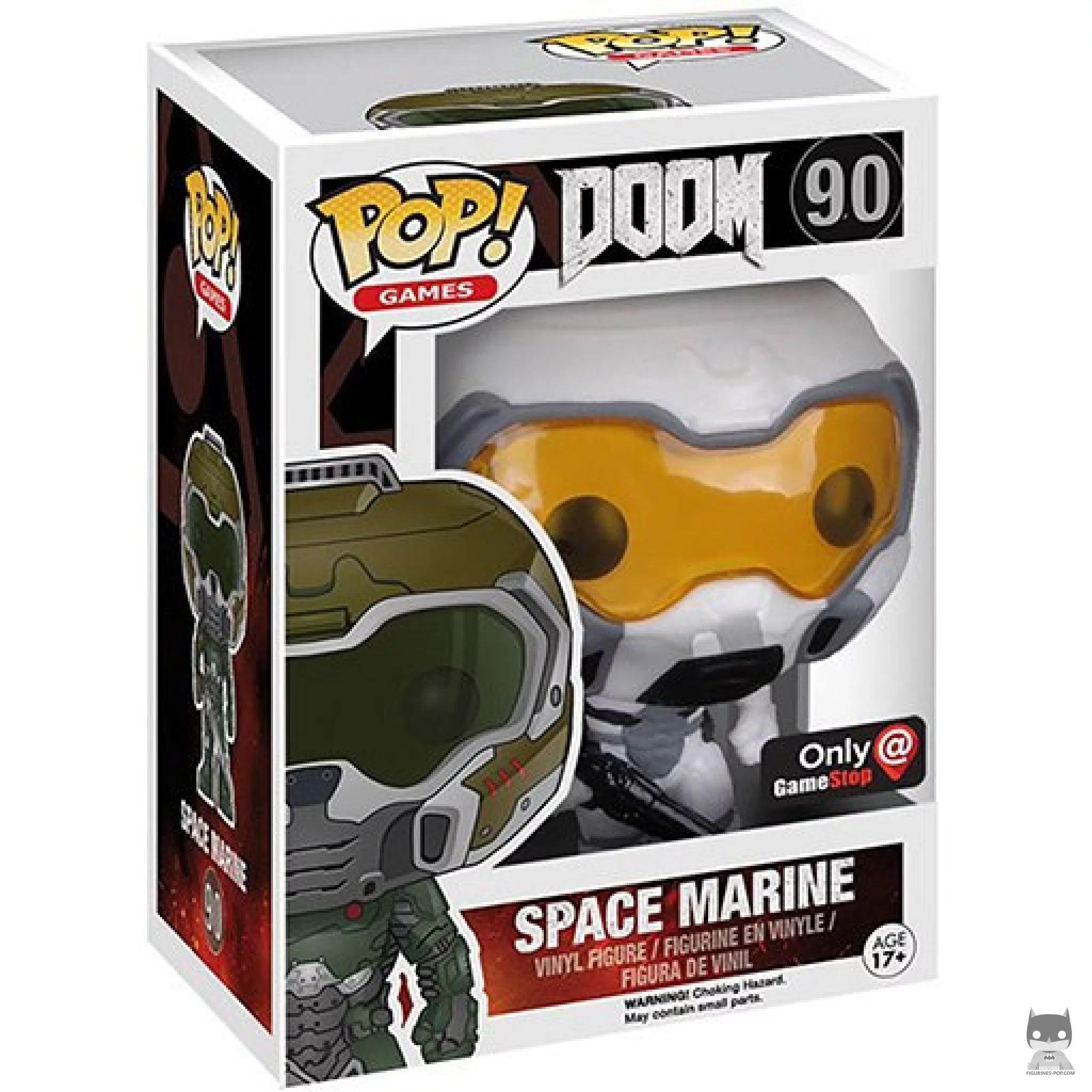 Figurine Funko POP Space Marine (Blanc) avec boîte