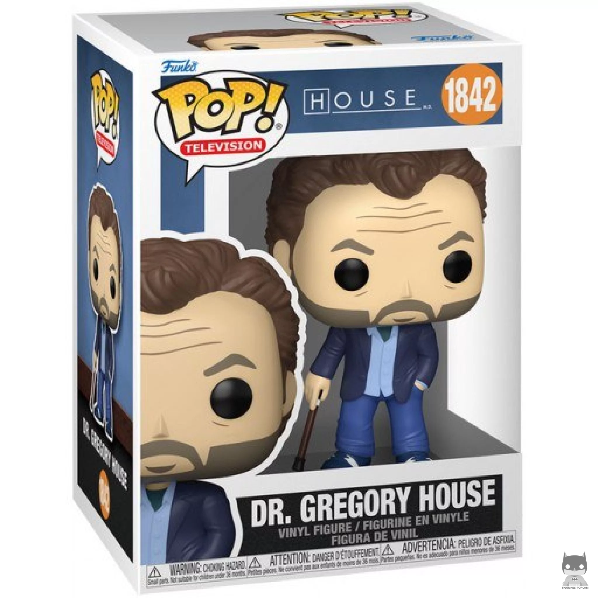 Figurine Funko POP Dr. Gregory House avec boîte