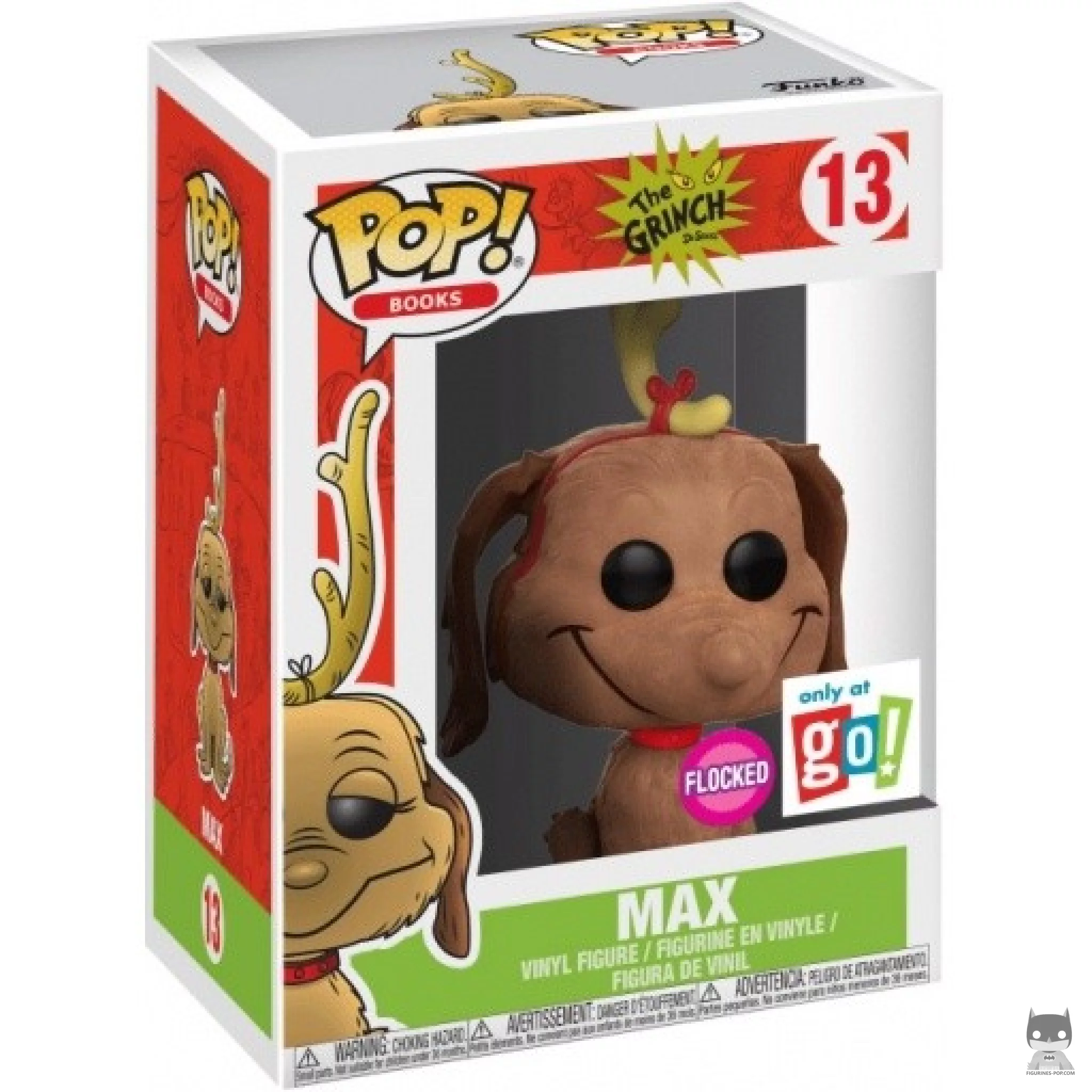 Figurine Funko POP Max le Chien (Flocked) avec boîte