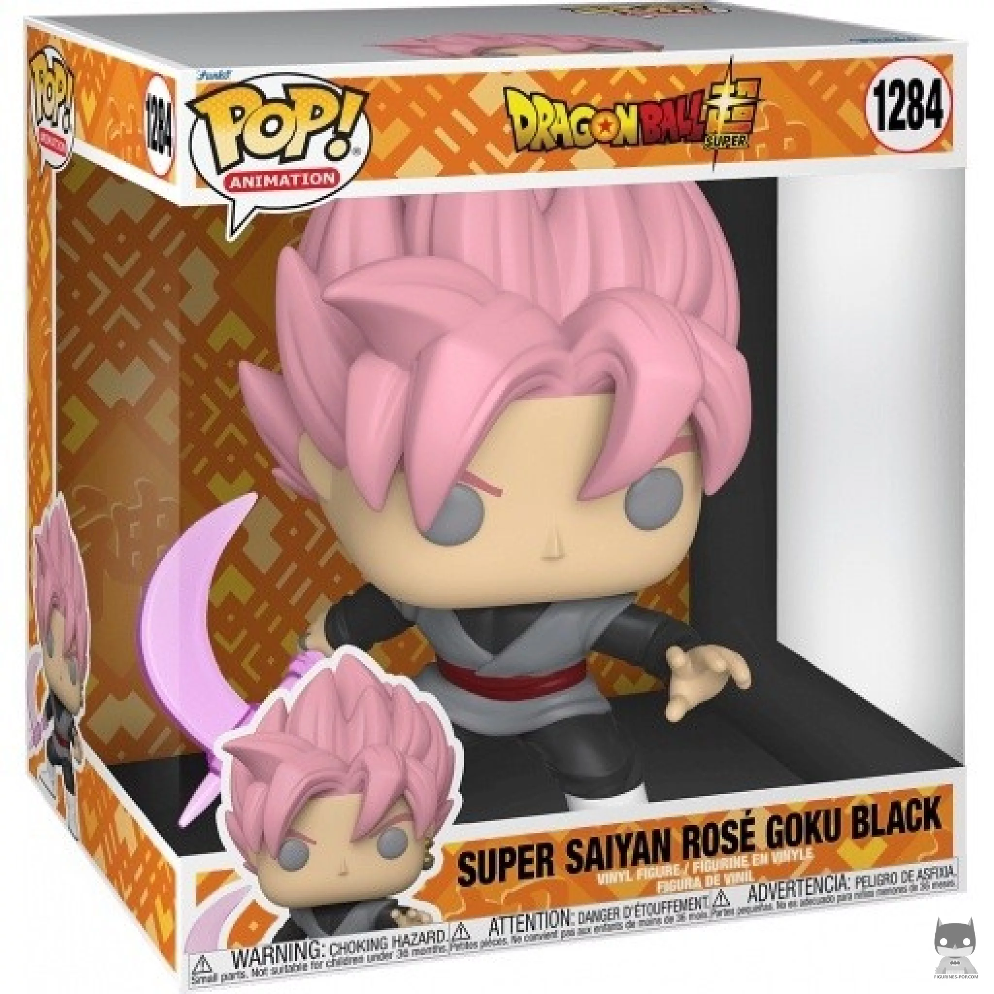 Figurine Funko POP Super Saiyan Rosé Goku Black (Supersized) avec boîte