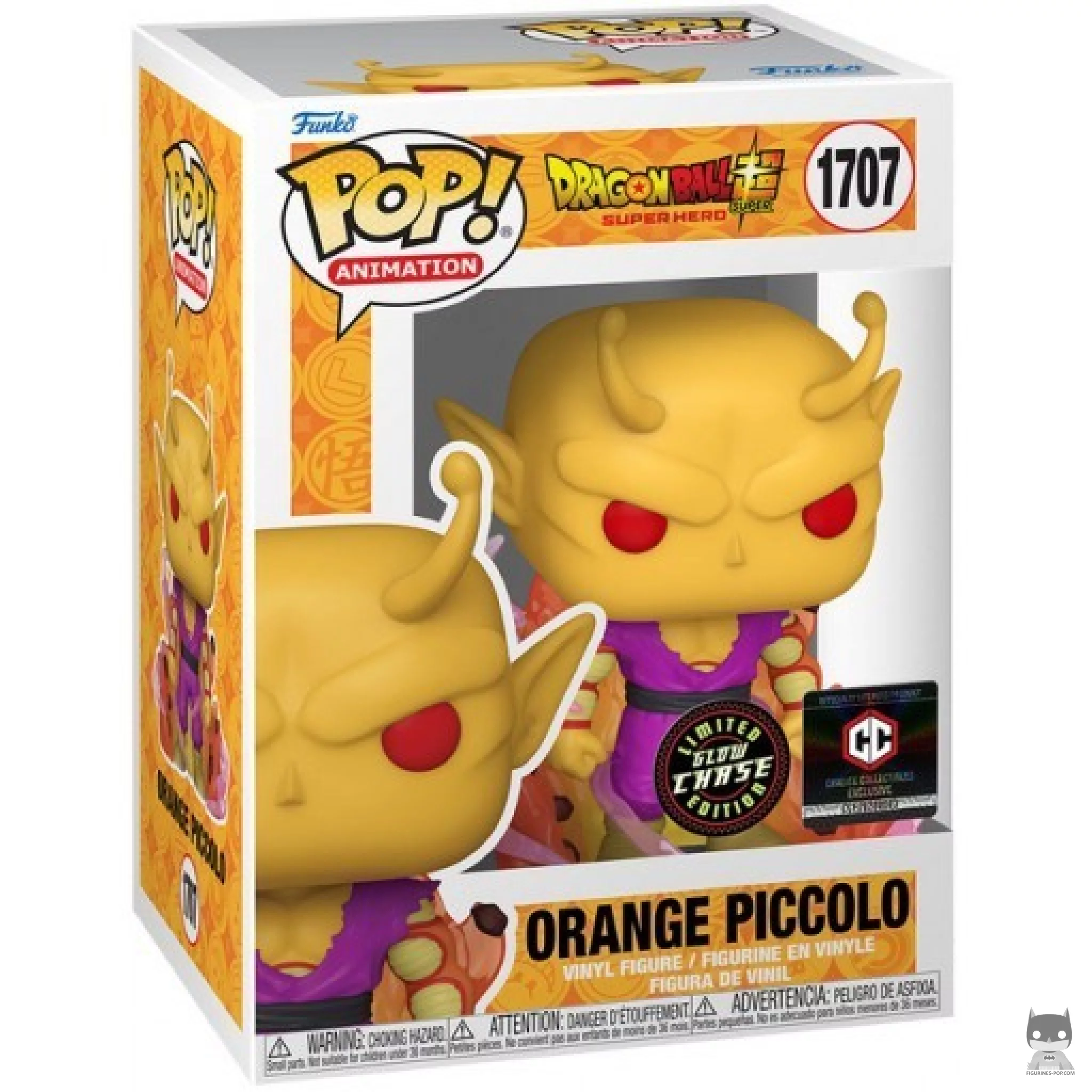Figurine Funko POP Orange Piccolo (Chase & Glow in the Dark) avec boîte