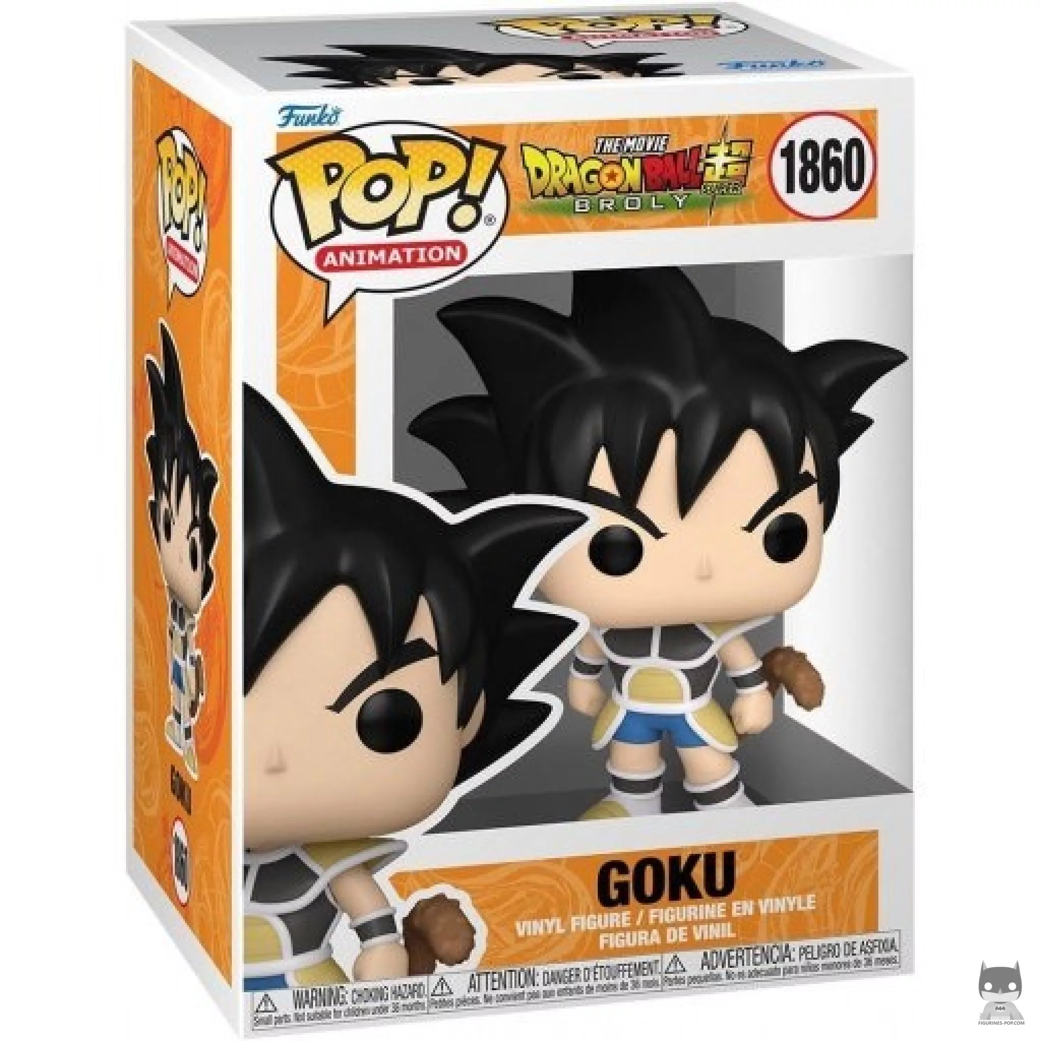 Figurine Funko POP Goku Enfant en Tenue de Saiyan avec boîte
