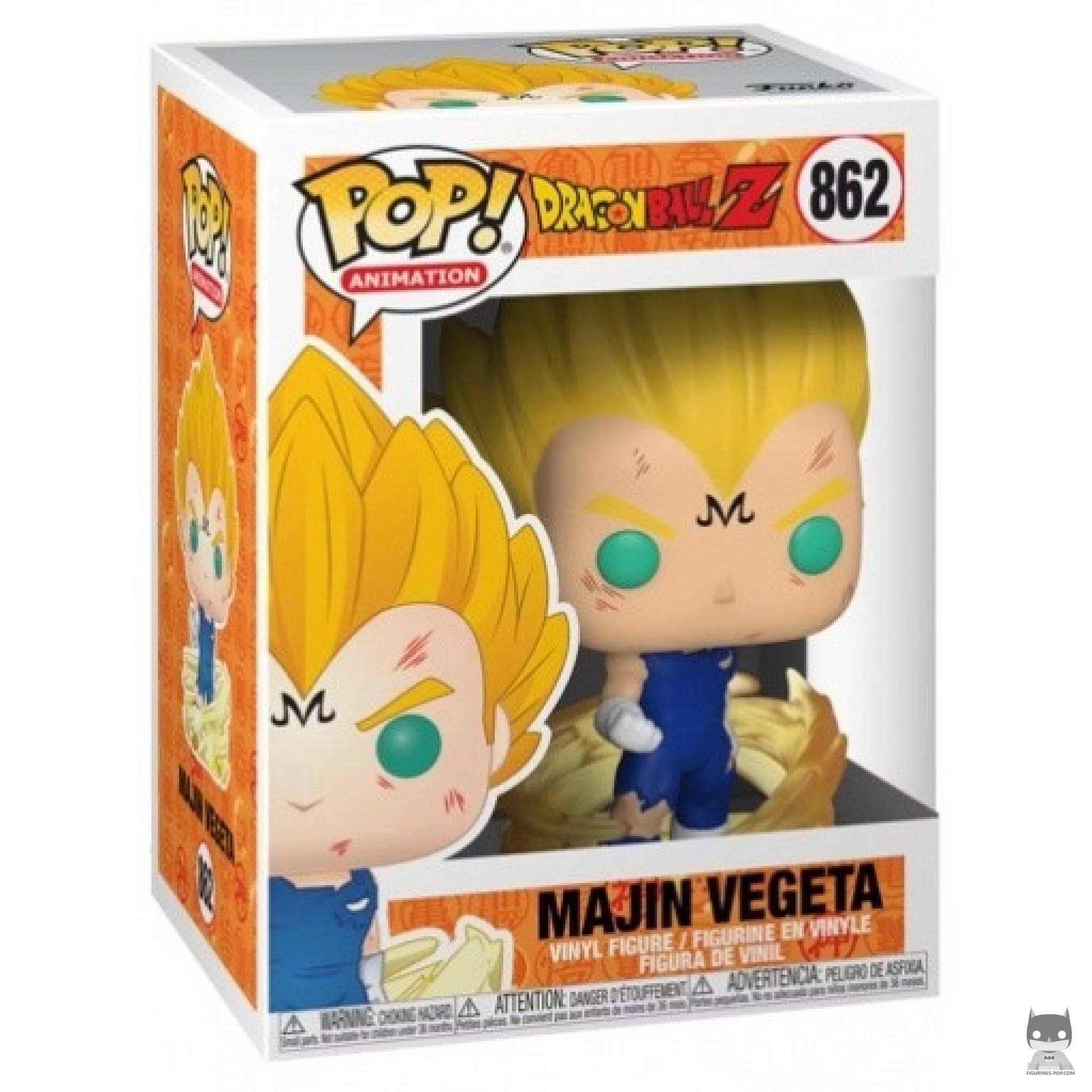 Figurine Funko POP Majin Vegeta avec boîte