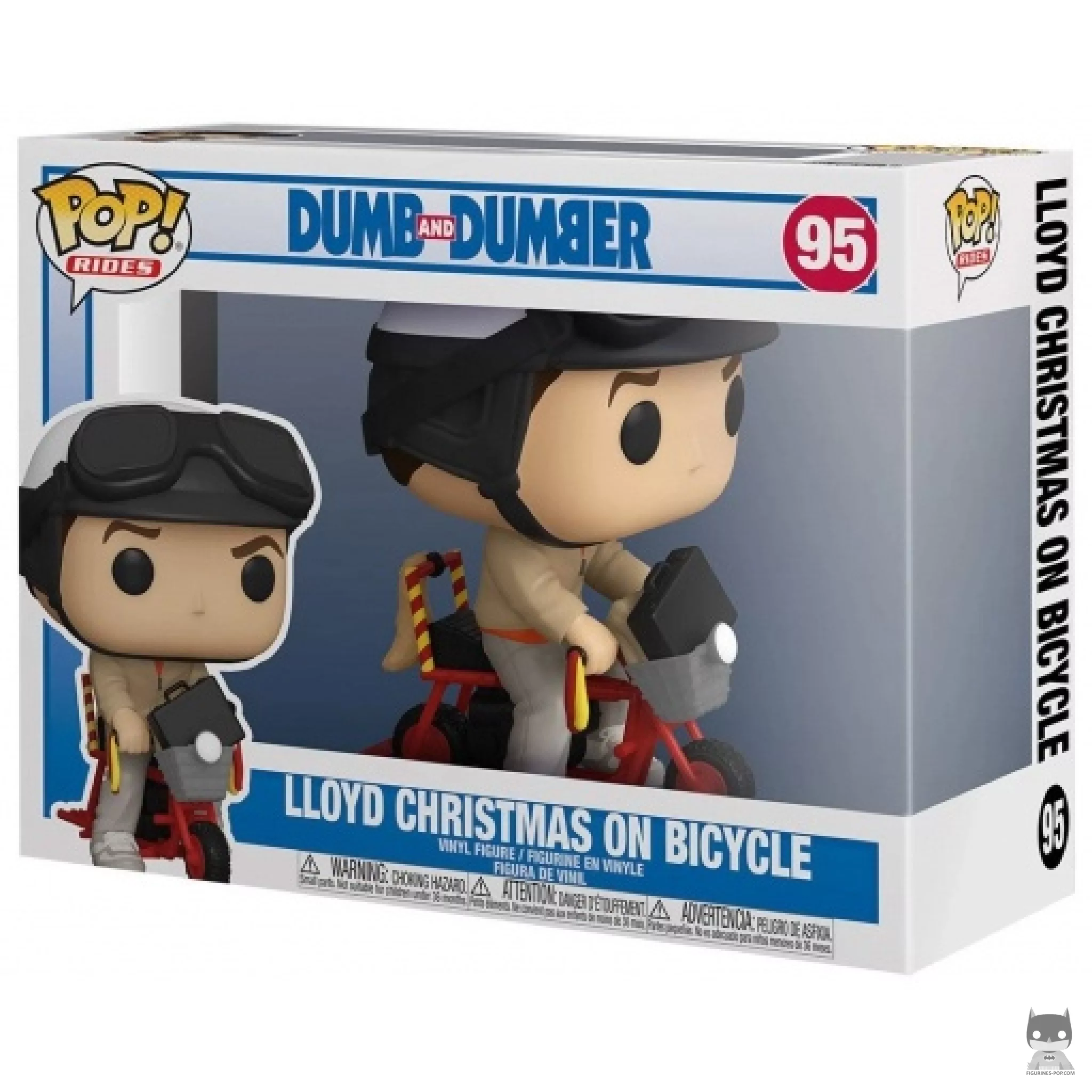 Figurine Funko POP Lloyd Christmas sur Vélo avec boîte