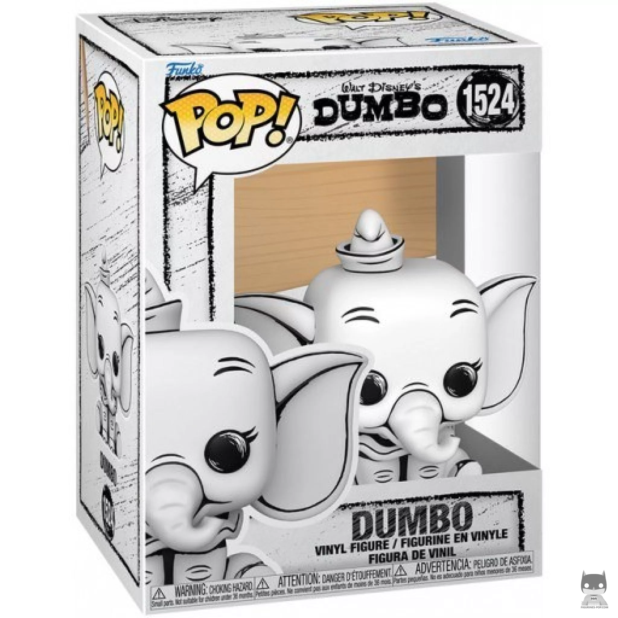 Figurine Funko POP Dumbo (Esquisse) avec boîte