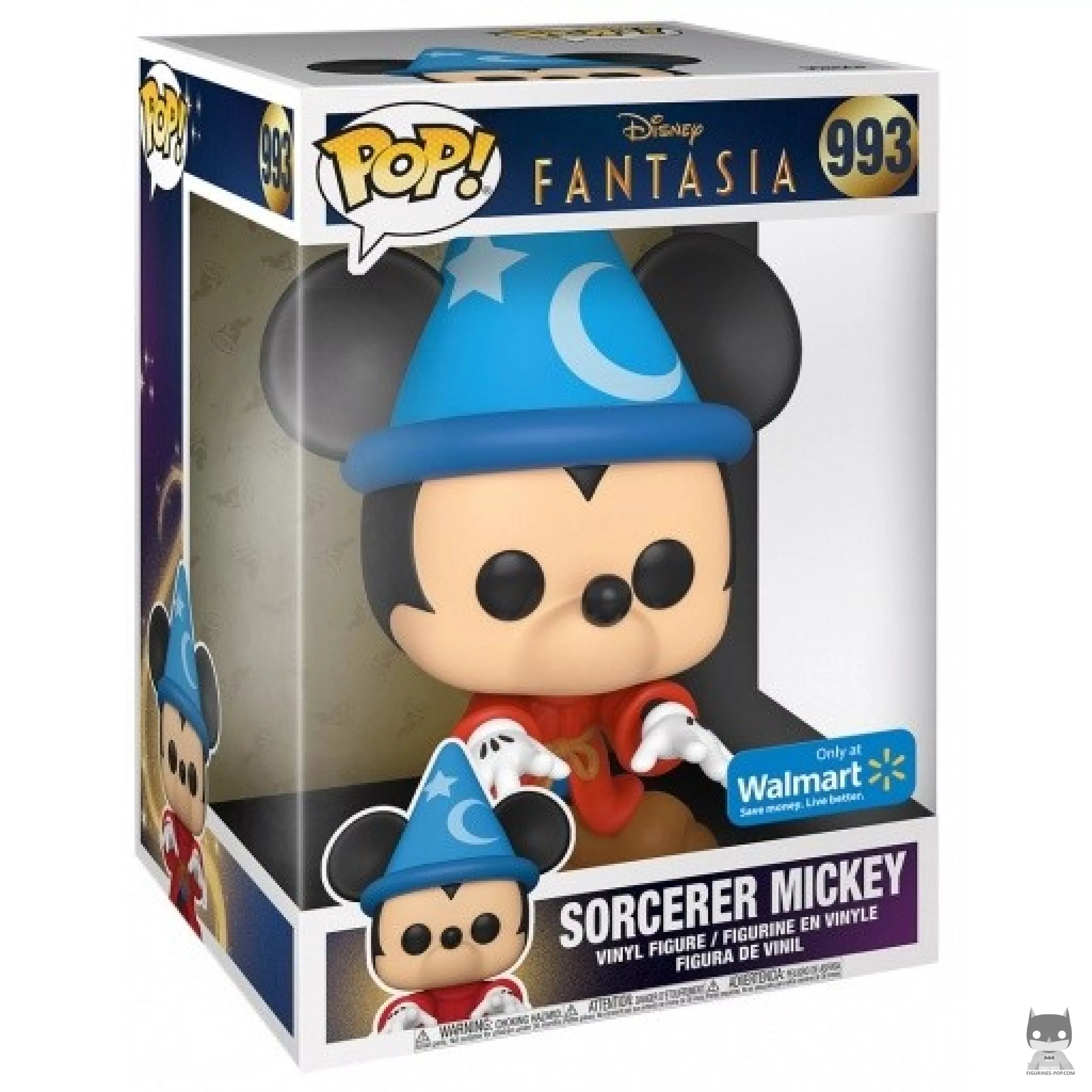 Figurine Funko POP Mickey Sorcier (Supersized) avec boîte