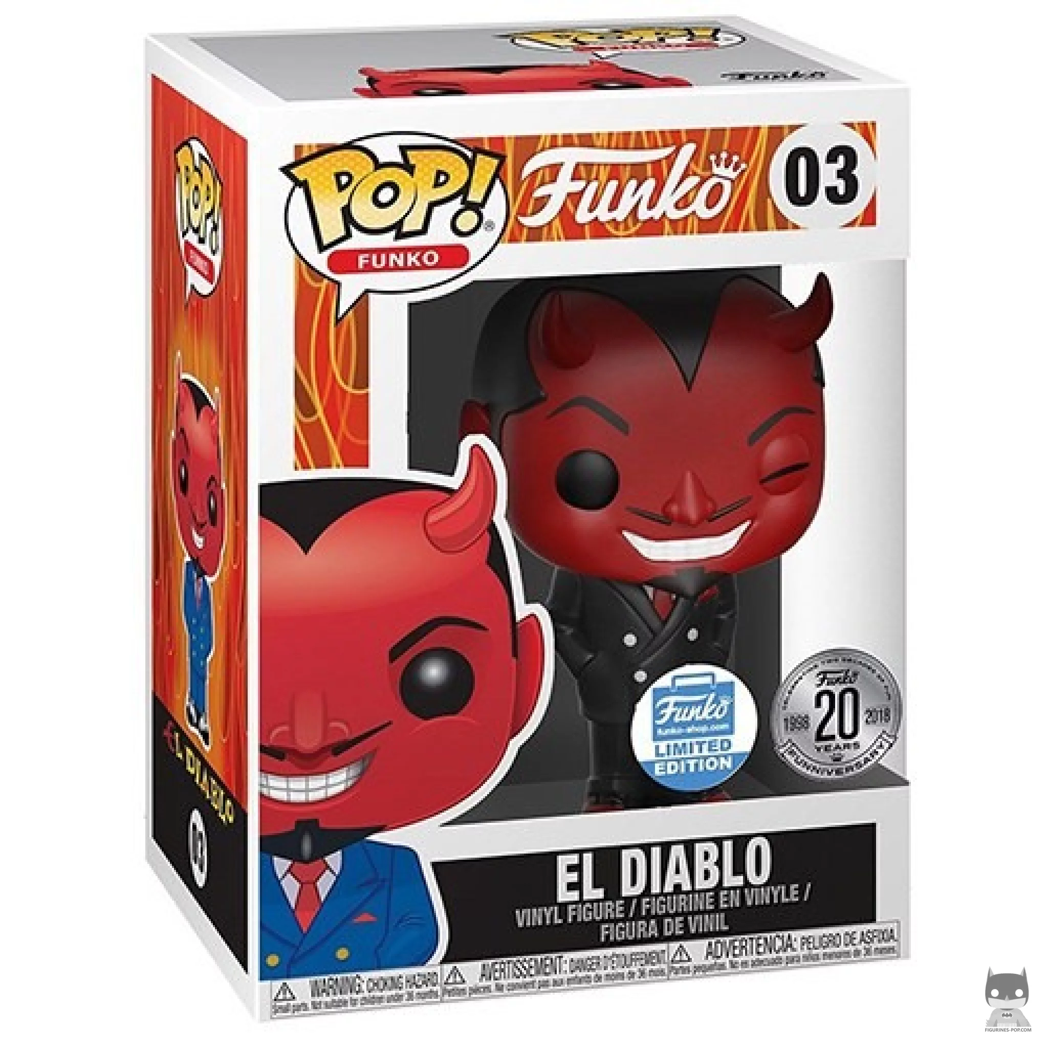 Figurine Funko POP El DIablo (Noir) avec boîte