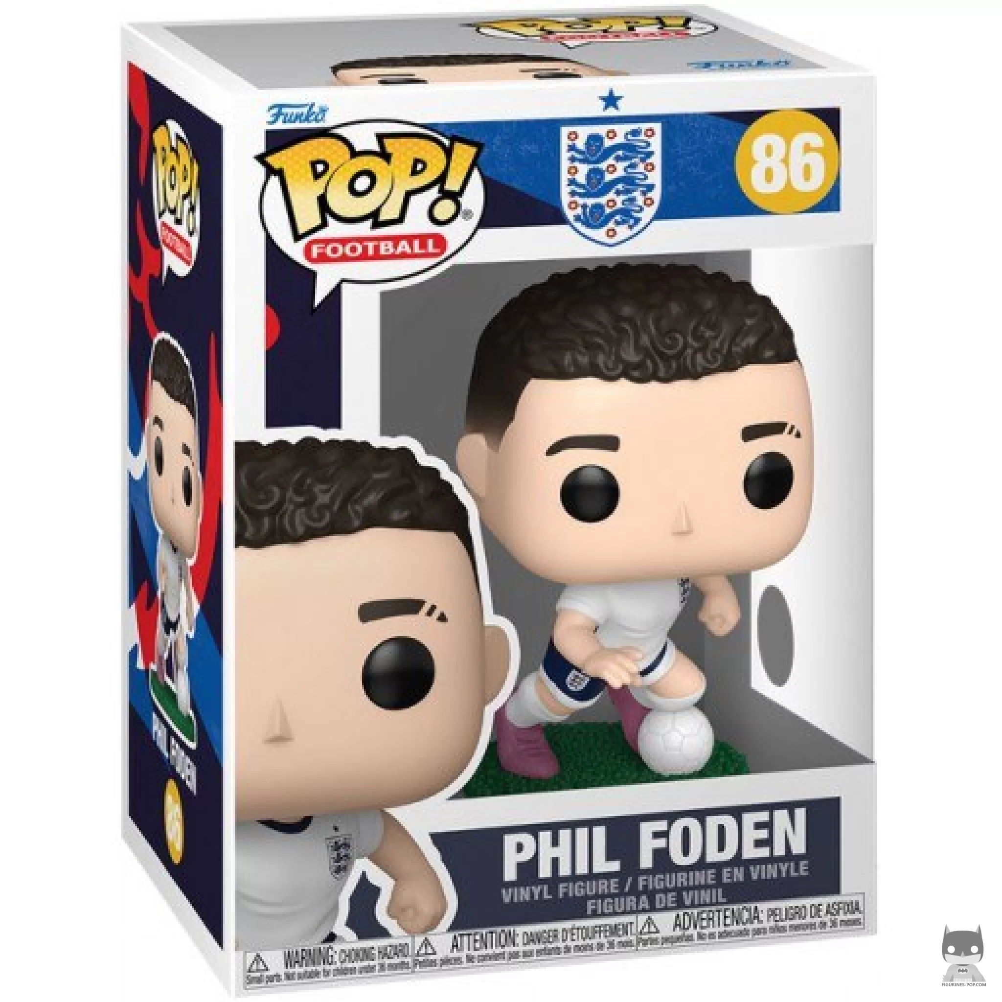 Figurine Funko POP Phil Foden (Angleterre) avec boîte