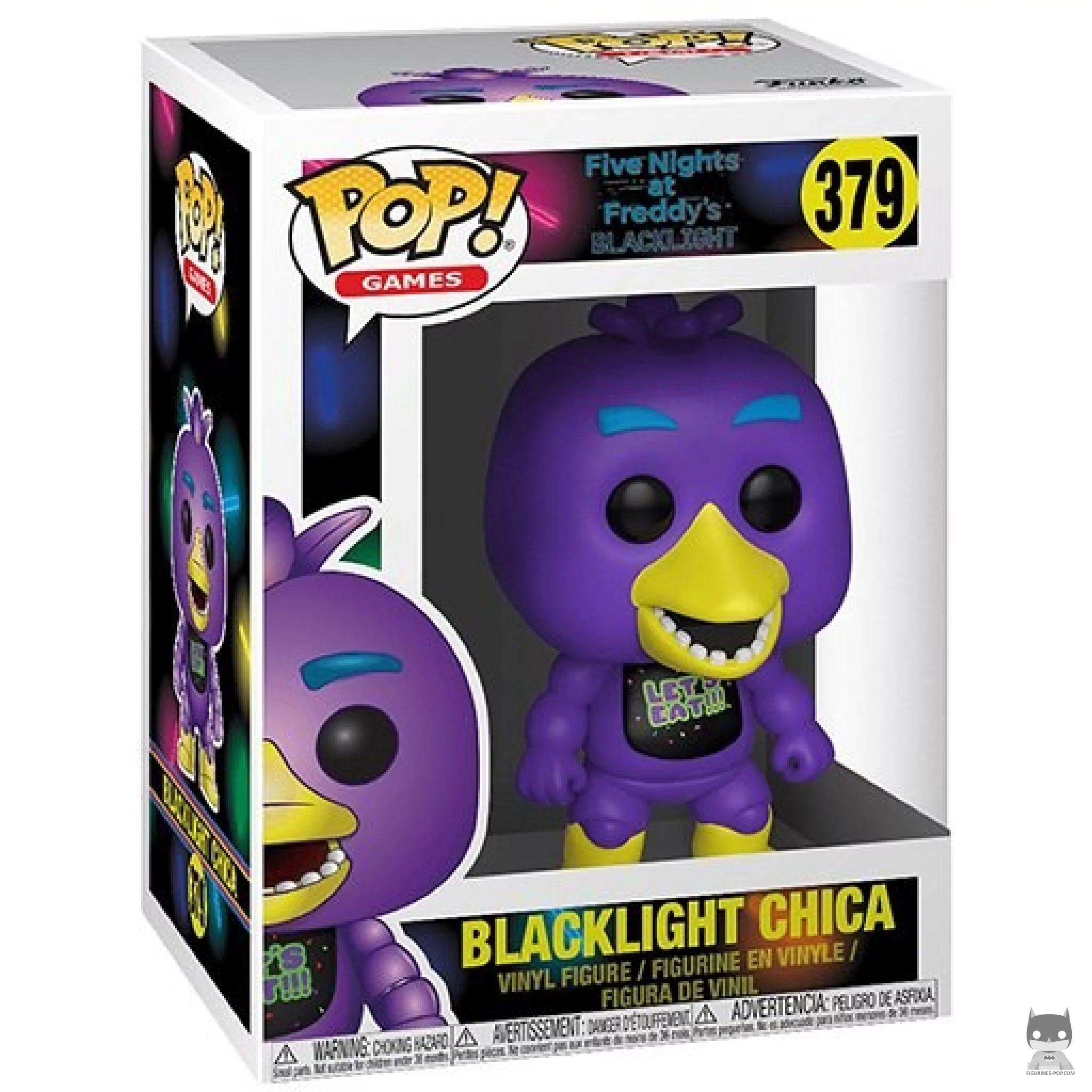 Figurine Funko POP Chica the Chicken (Blacklight) avec boîte