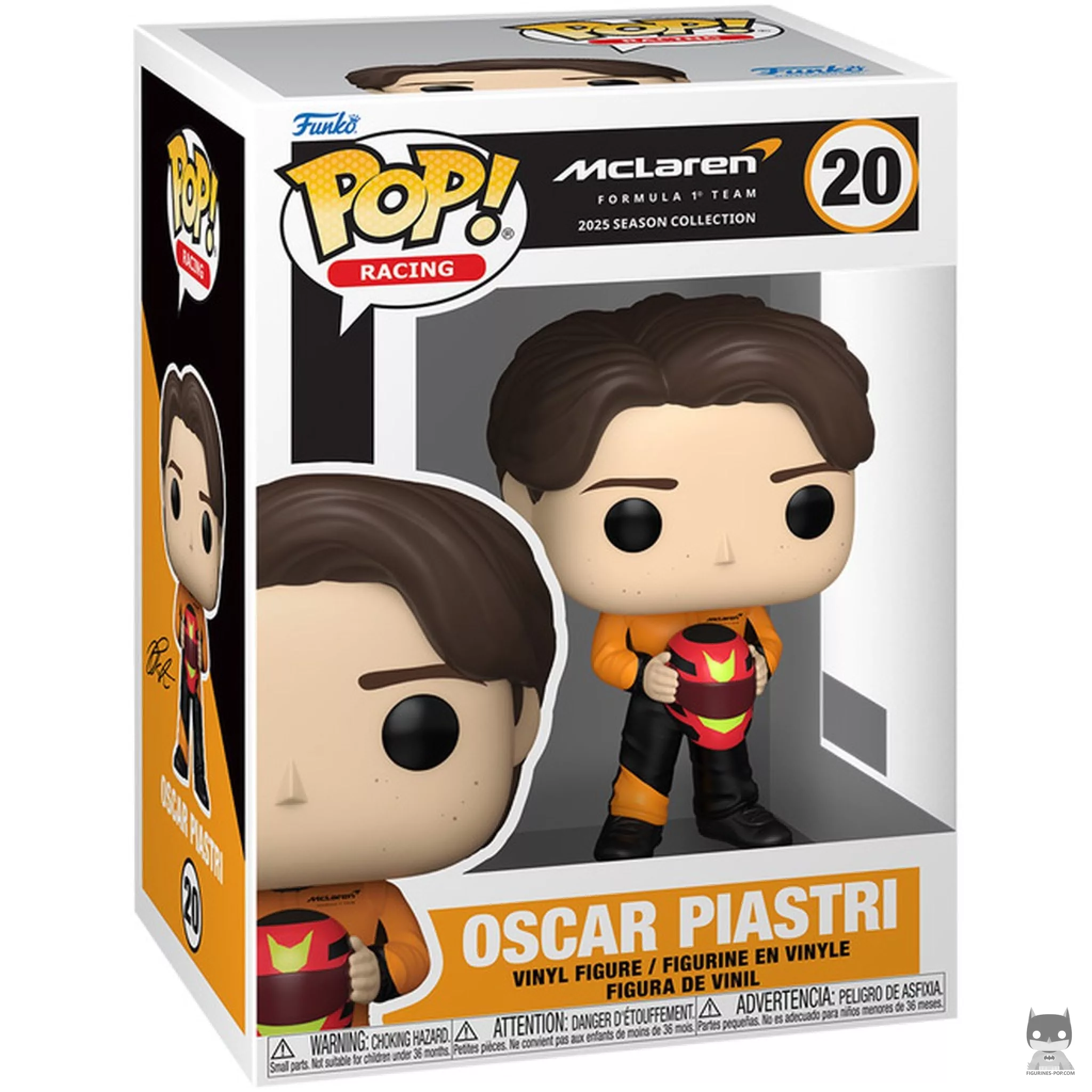 Figurine Funko POP Oscar Piastri avec boîte