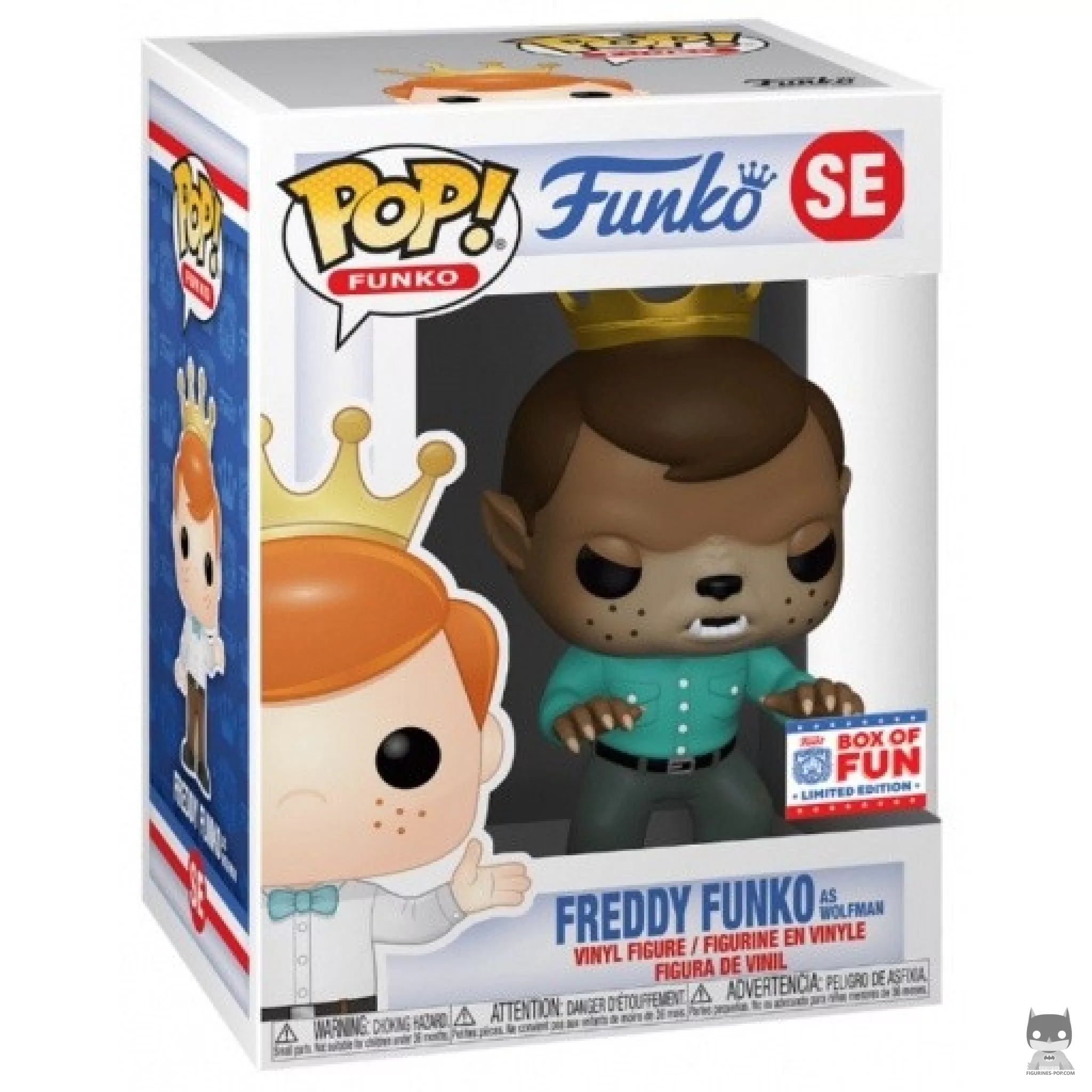 Figurine Funko POP Freddy Funko en Loup-Garou avec boîte
