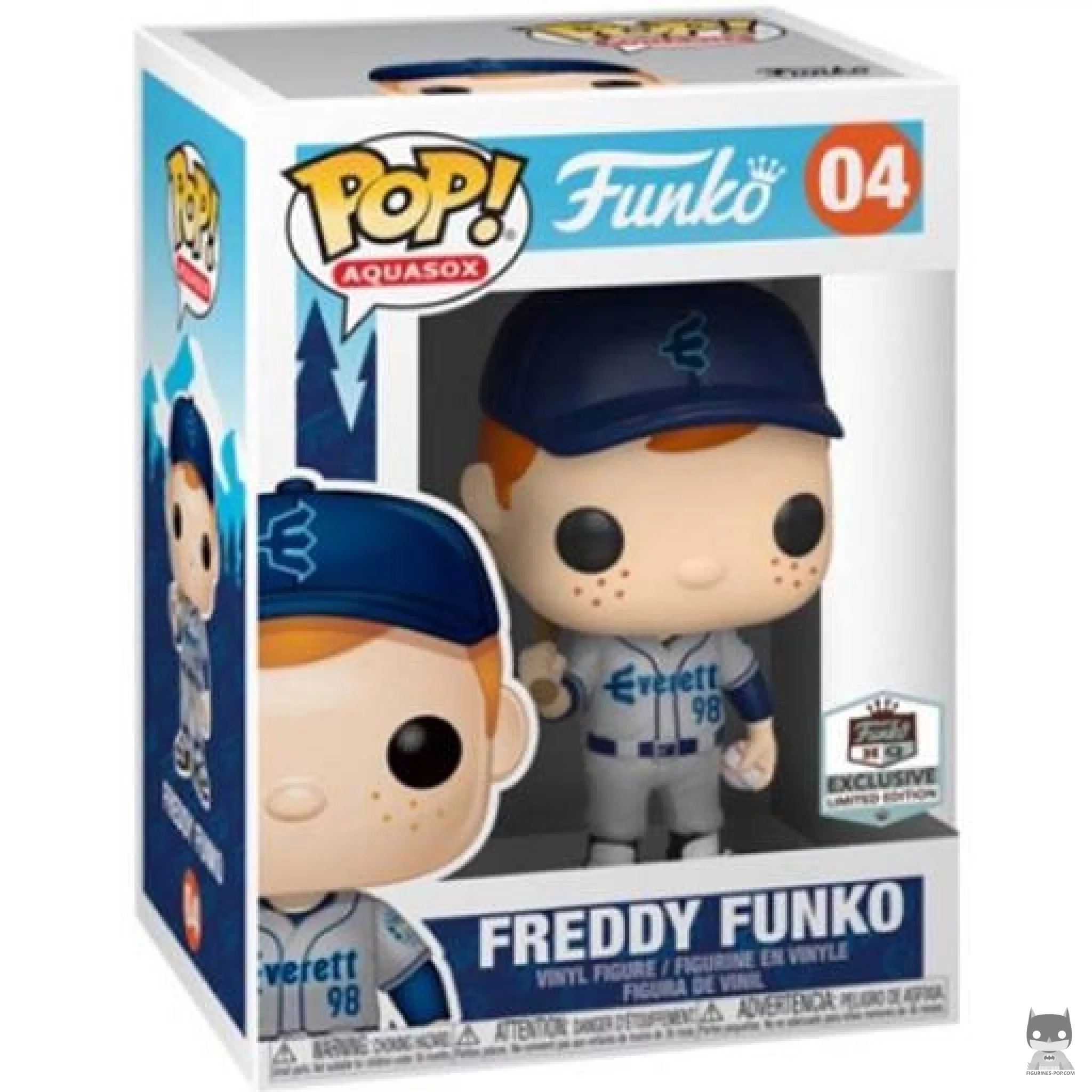 Figurine Funko POP Freddy Funko (Aquasox Jersey) avec boîte