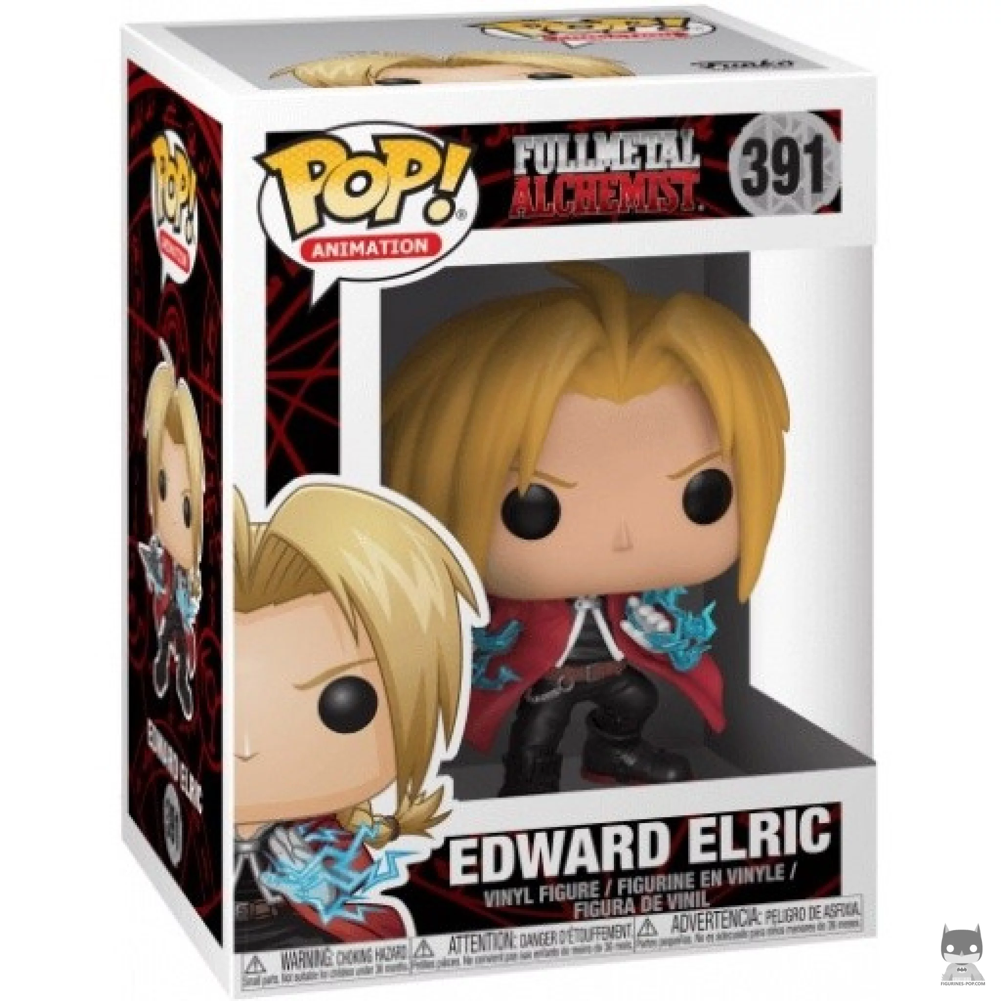 Figurine Funko POP Edward Elric avec boîte