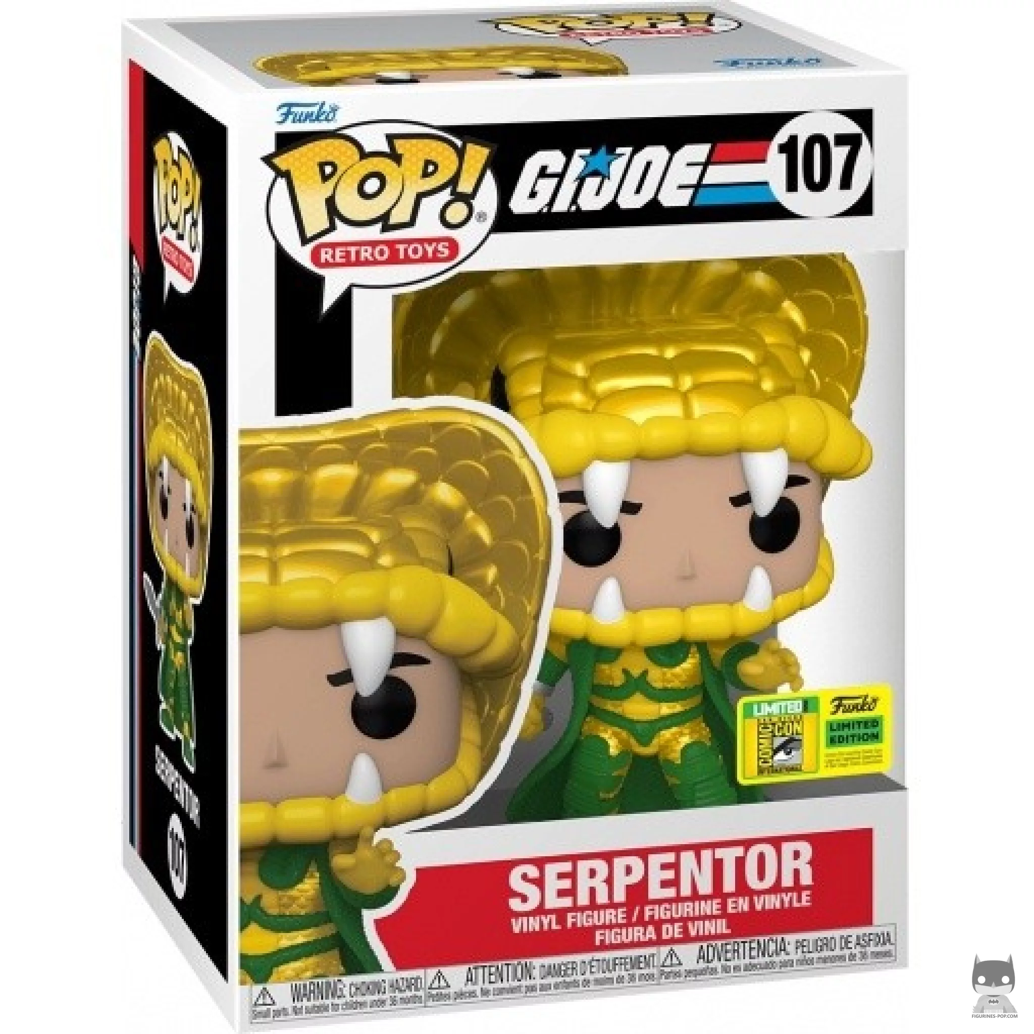 Figurine Funko POP Serpentor avec boîte