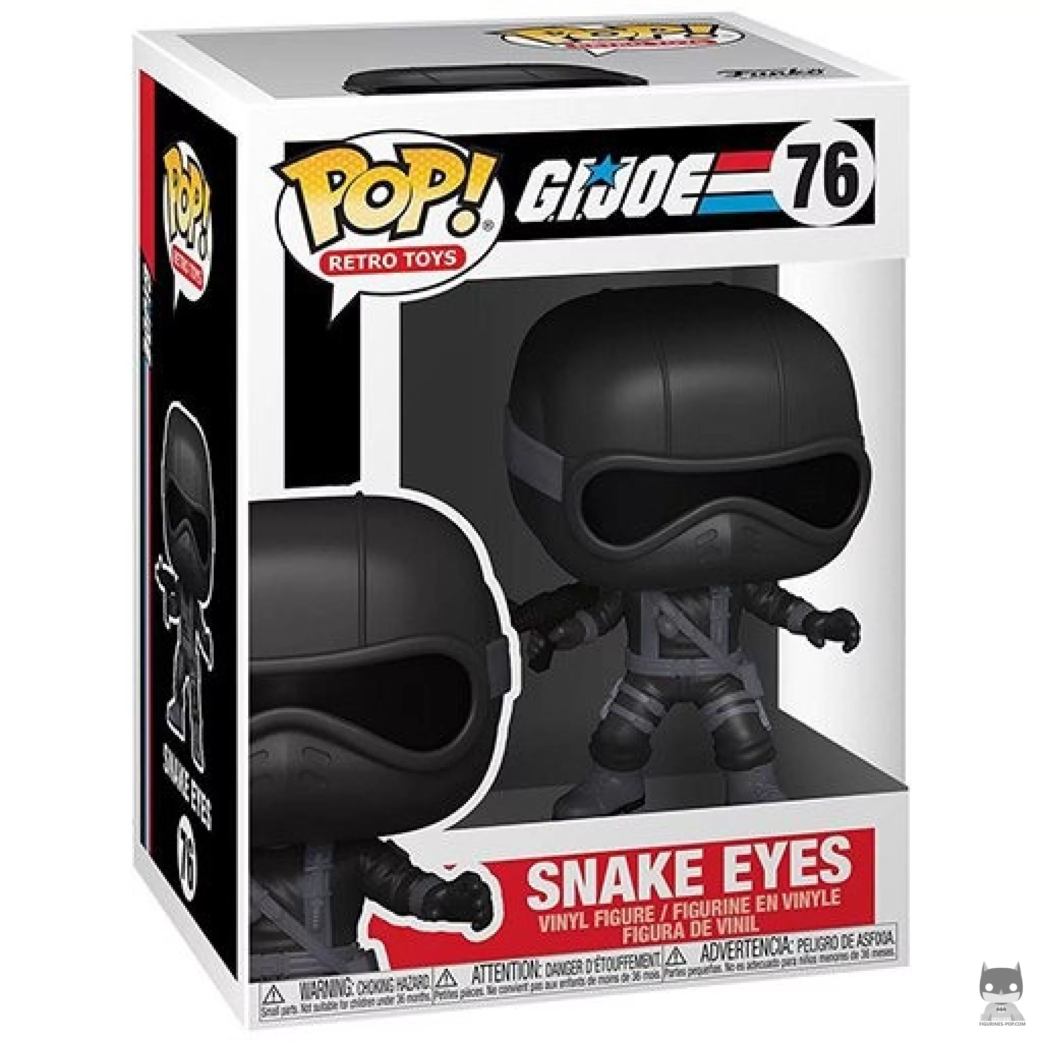 Figurine Funko POP Snake Eyes avec boîte